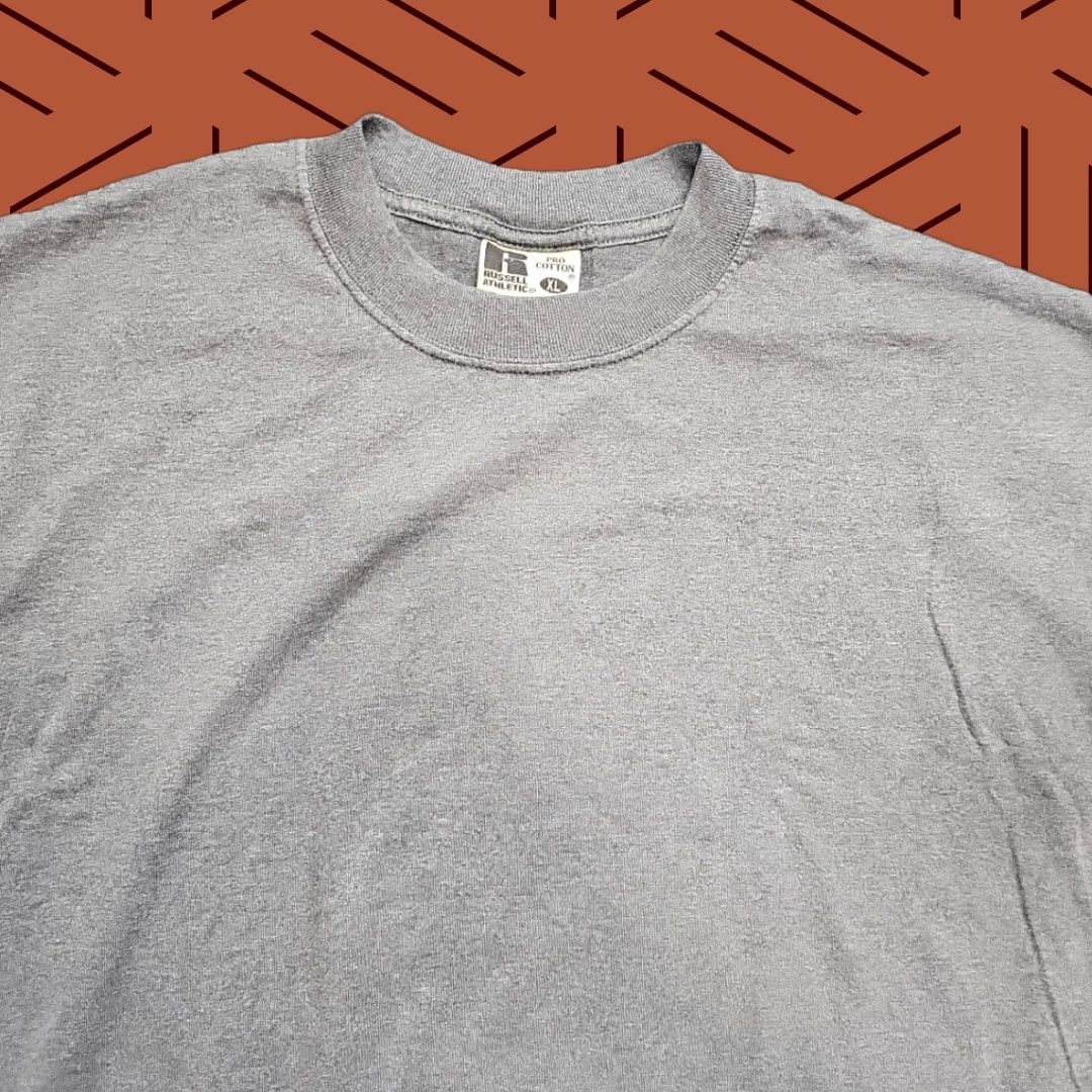 Russell Athletic VINTAGE Russell Athletic Tank Top Men XL Grey Pro Cotton Sleeveless Athletic 90s Classic Sports Shirt Size US XL / EU 56 / 4 - 1 Thumbnail