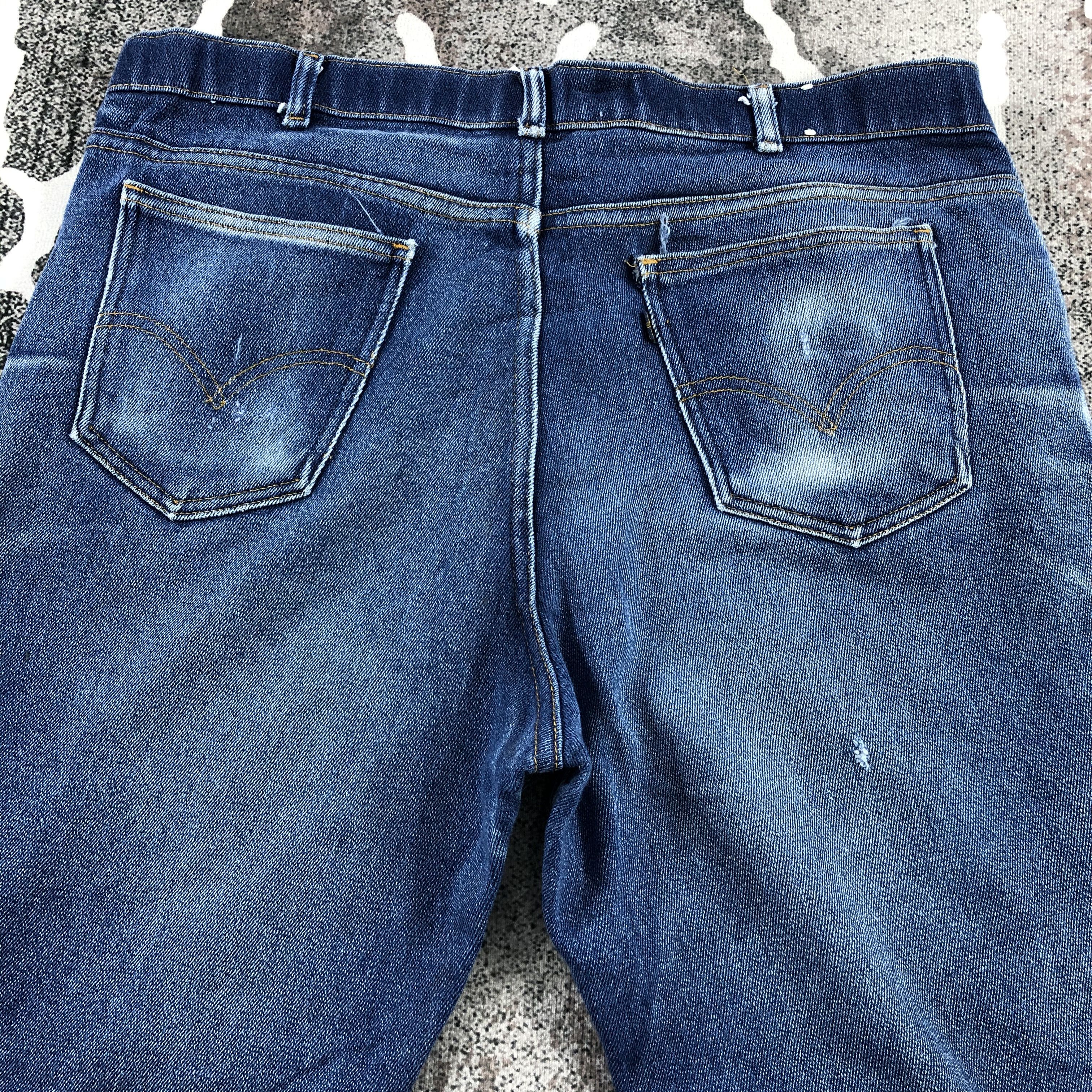 Levi's Vintage Levis 547 Jeans Blue Wash Denim KJ864 Size US 37 - 4 Thumbnail