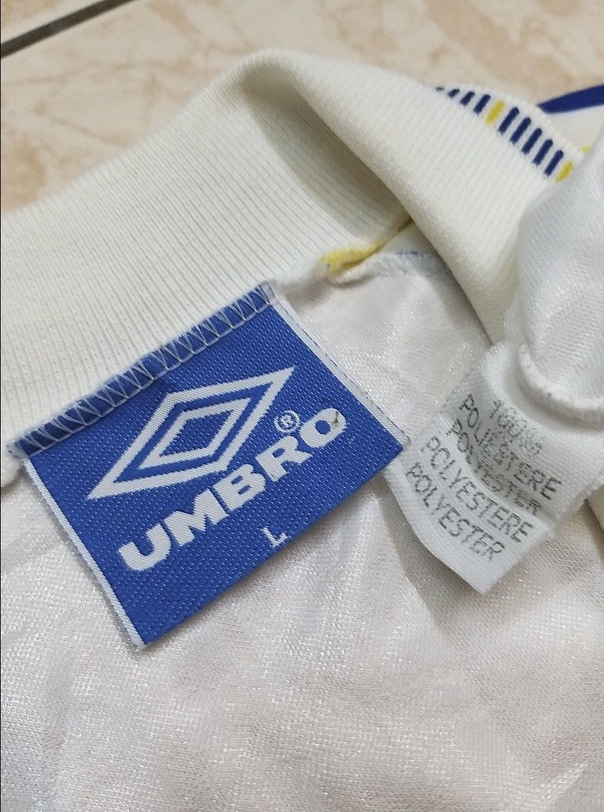 Umbro RARE🔥🔥VINTAGE 91-93 PARMA FC UMBRO PARMALAT HOME JERSEY Size US L / EU 52-54 / 3 - 9 Thumbnail