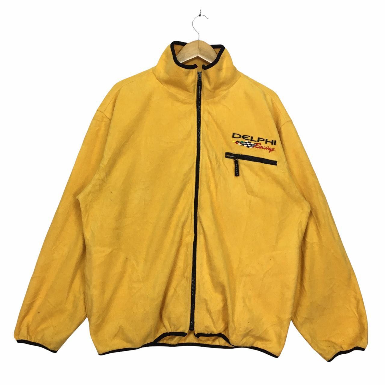 Vintage Vtg NEPUCA GEAR Zip Up Fleece Sweater Delphi Racing Size US XL / EU 56 / 4 - 1 Thumbnail