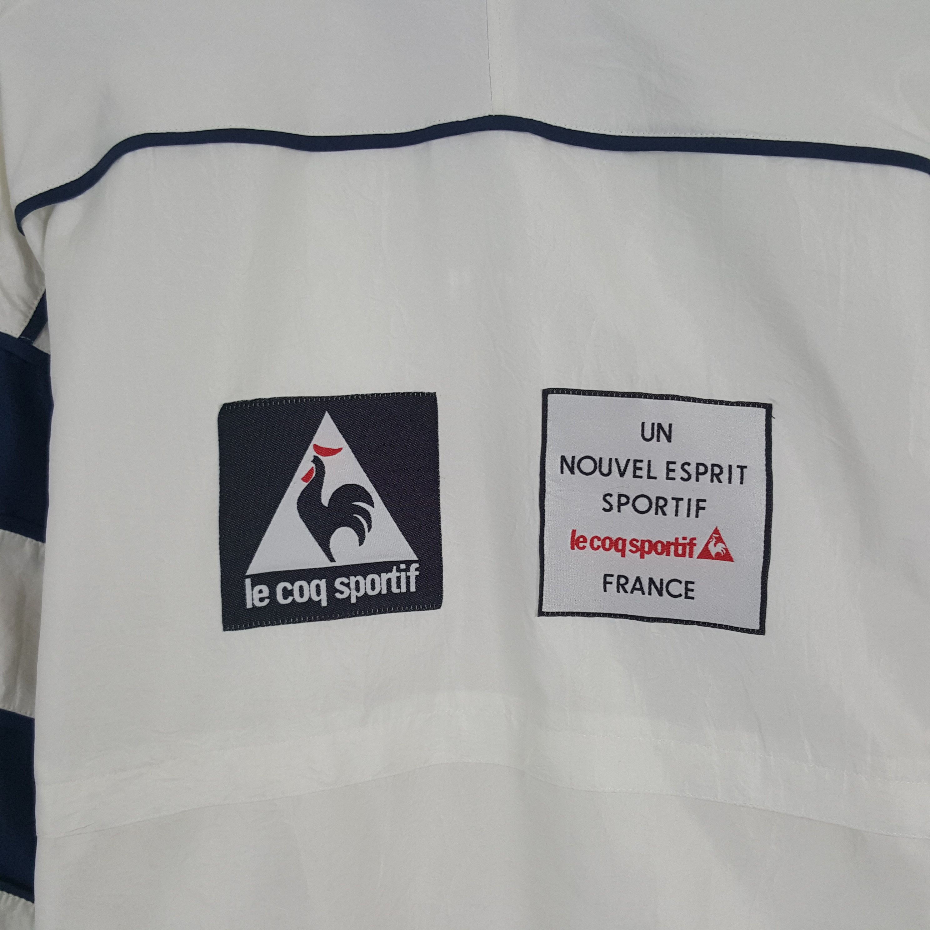 Le Coq Sportif × Vintage Vintage Le Coq Sportif Windbreaker Sport Jacket Size US L / EU 52-54 / 3 - 2 Thumbnail