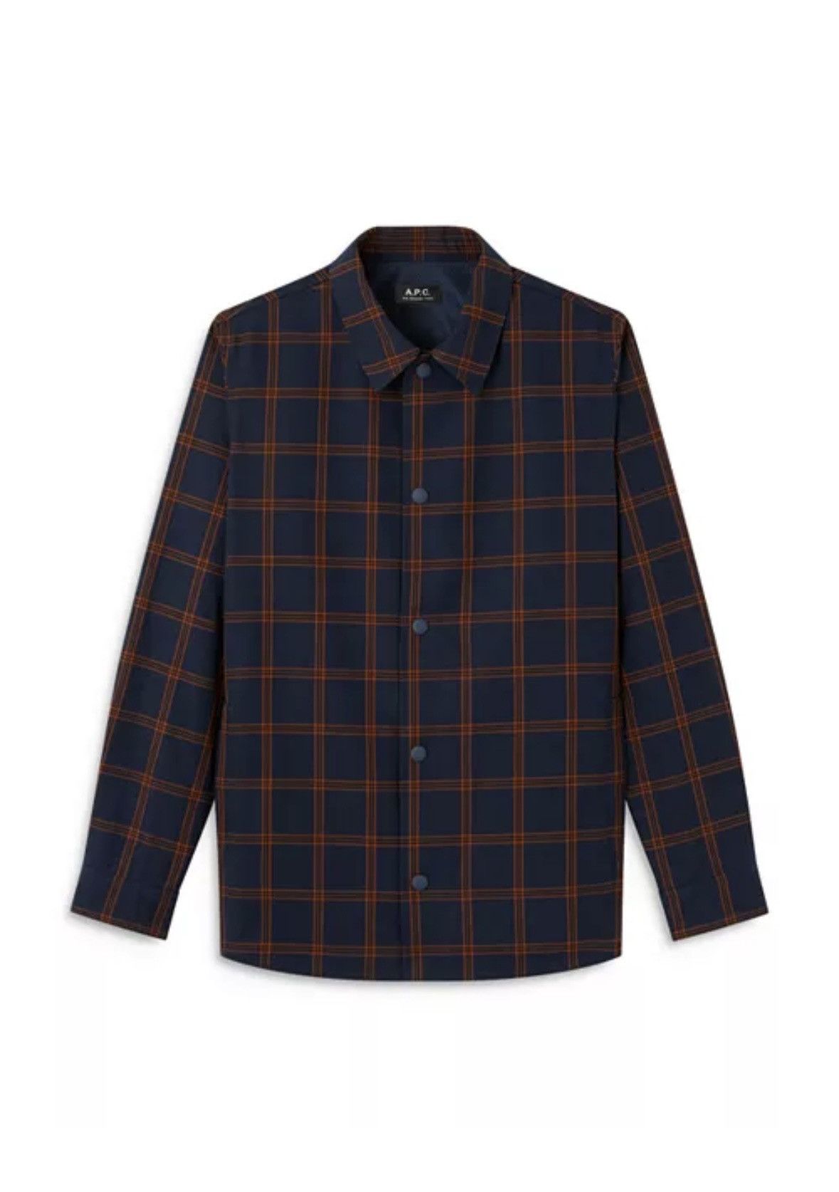 A.P.C. A.P.C. Blouson Rodney Plaid Straight Fit Shirt Jacket Size US M / EU 48-50 / 2 - 8 Thumbnail