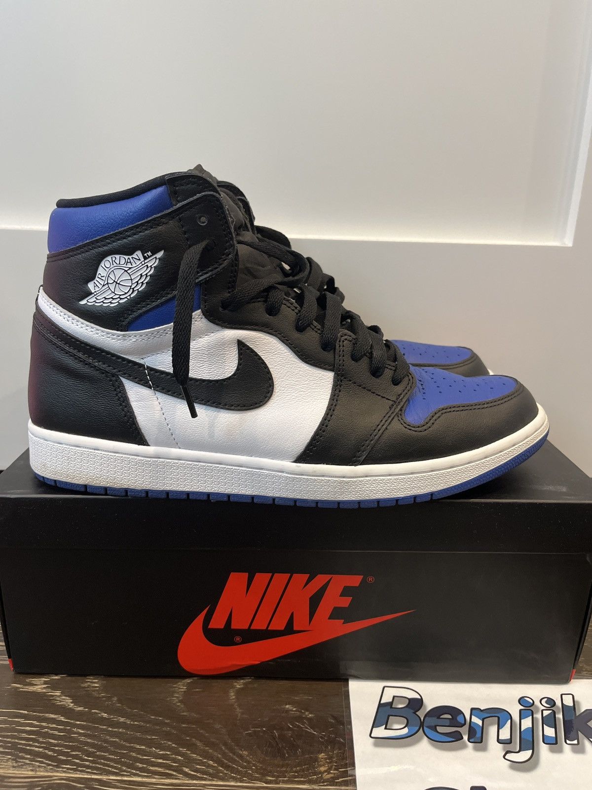 Jordan Brand Jordan 1 Retro High Royal Toe Size US 12 / EU 45 - 12 Thumbnail