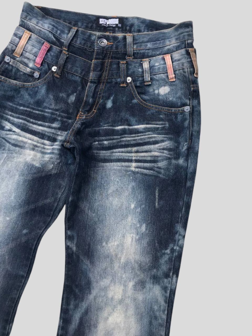 Kapital Explosion by Nylaus Double Waist Jeans Size US 31 - 4 Thumbnail