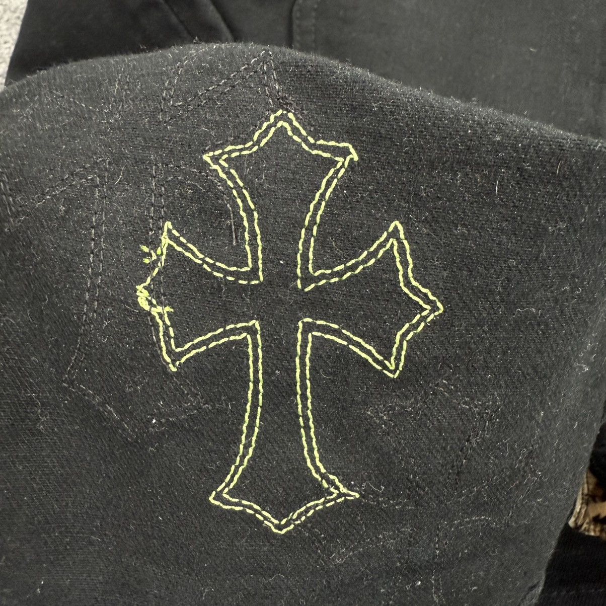 Chrome Hearts Chrome Hearts Cheetah & Green Cross Patch Jeans Size US 30 / EU 46 - 18 Thumbnail