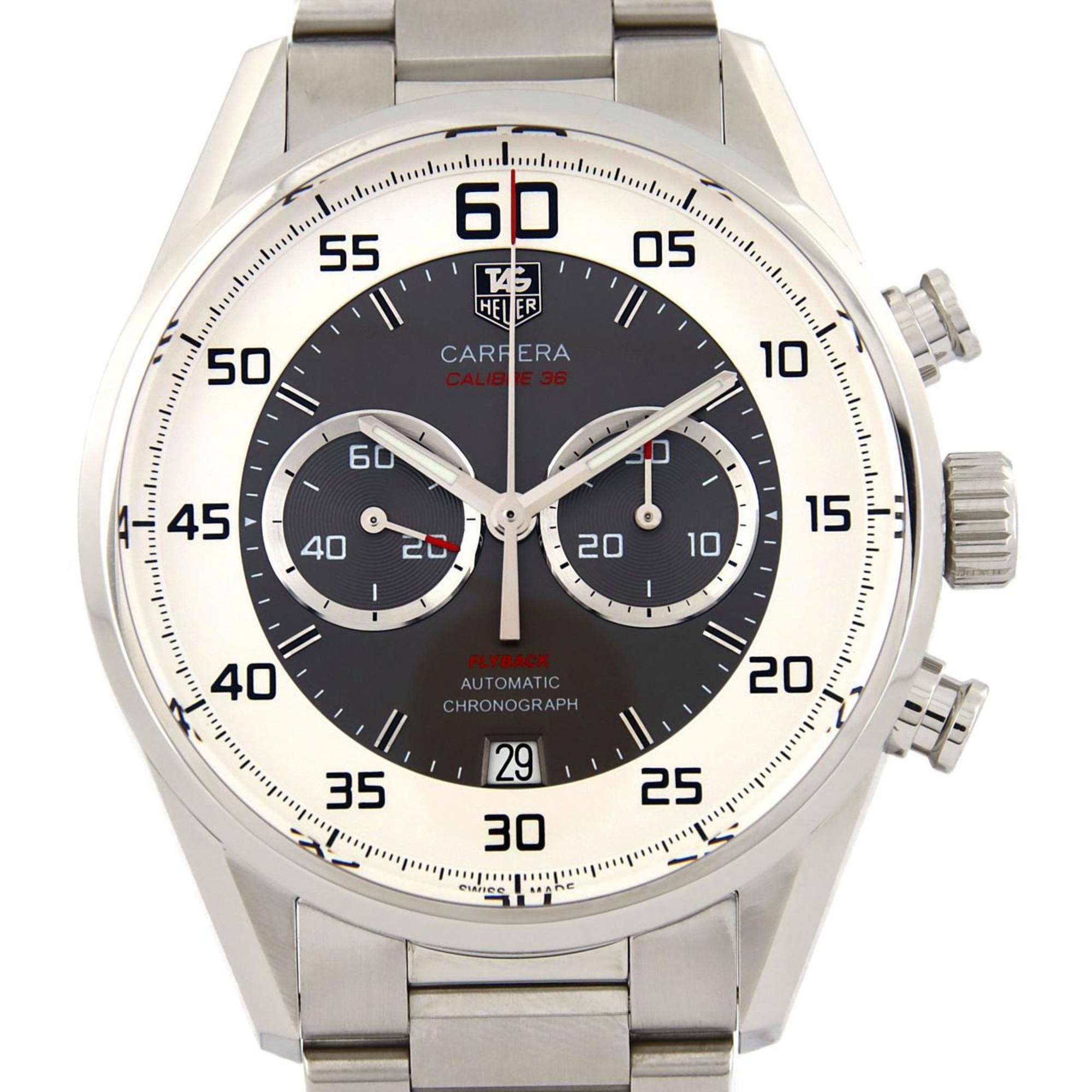 Tag Heuer TAG Heuer Carrera Flyback Chronograph Calibre 36 CAR2B11.BA0799 SS Automatic Watch Size ONE SIZE - 1 Thumbnail