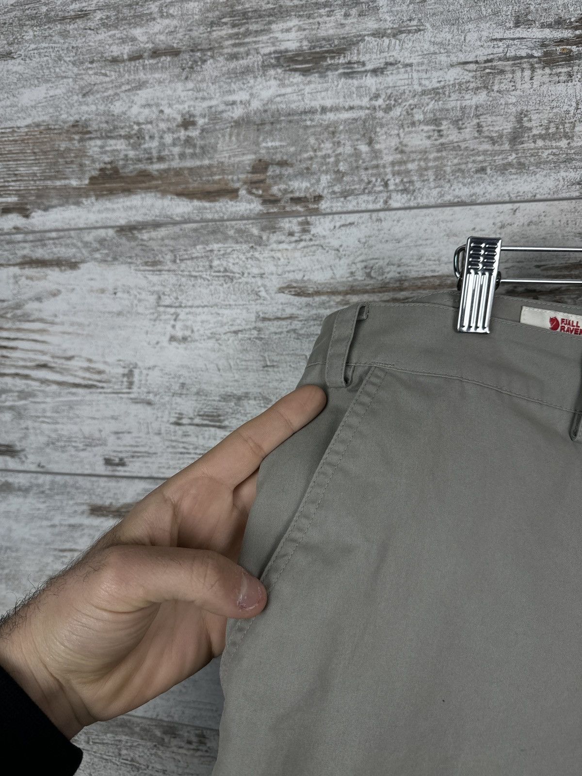 Fjallraven Mens Vintage FjallRaven g1000 cargo pants waxed Carl trouser Size US 36 / EU 52 - 4 Thumbnail