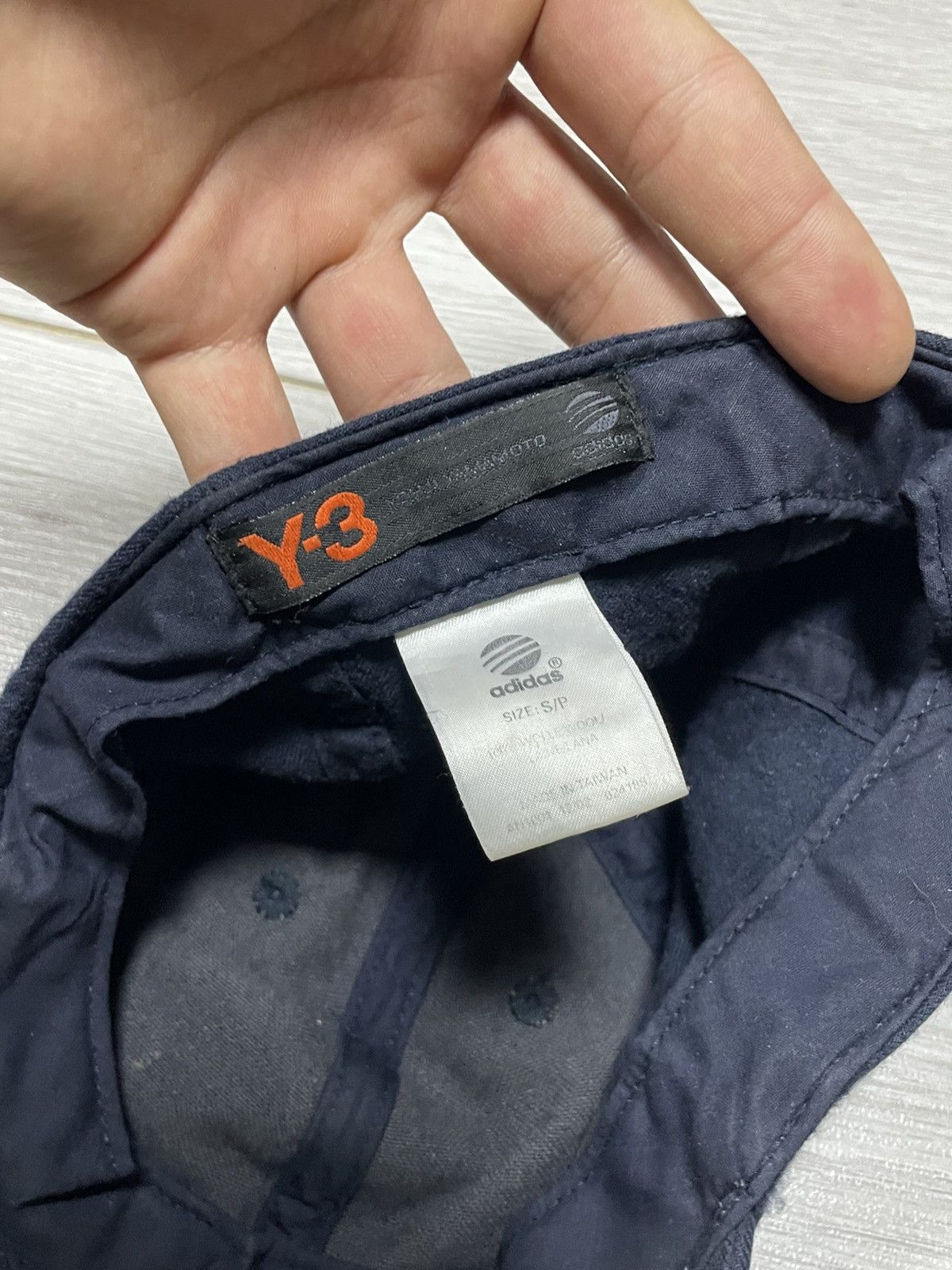 Y-3 Y-3 big logo sample hat cap Size ONE SIZE - 10 Thumbnail