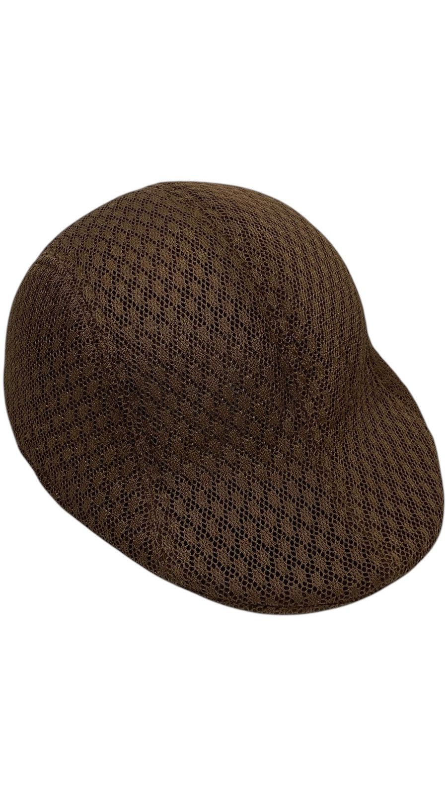 Vintage Vintage Mesh Guipure Material Flat Cap Sport Hat Size ONE SIZE - 2 Thumbnail