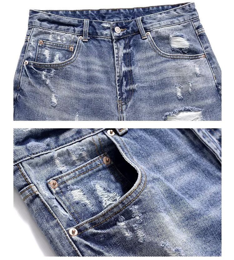 Japanese Brand × Vintage Streetwear Baggy Frayed Ripped Hole Jorts Size US 32 / EU 48 - 7 Thumbnail