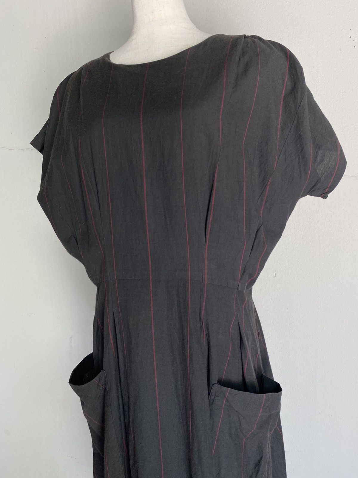 Y's × Yohji Yamamoto Y's Yohji Yamamoto Vintage Black Pocket Dress Size M / US 6-8 / IT 42-44 - 11 Thumbnail