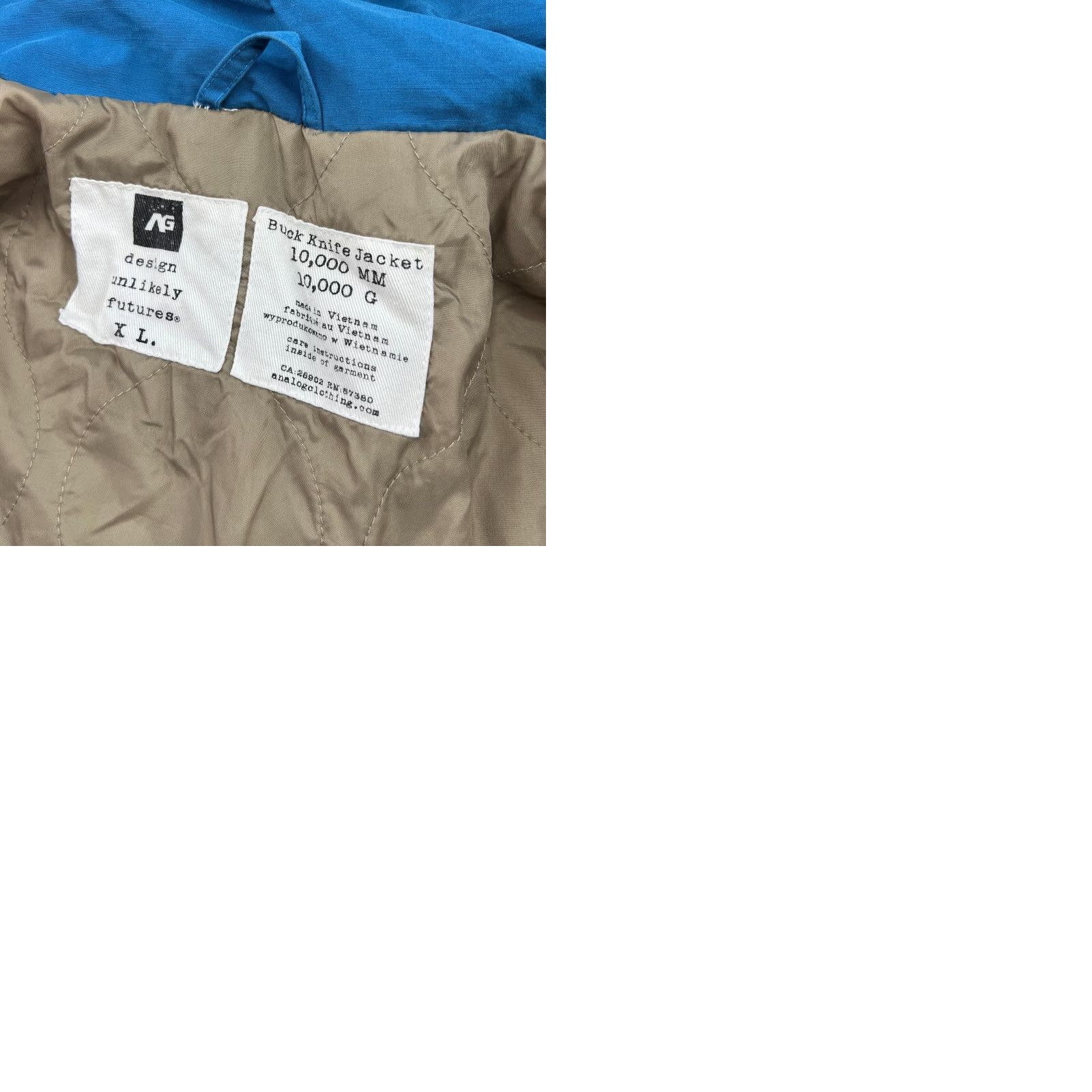 Burton Analog Burton Buck Knife Jacket Mens XL Hooded Windbreaker Multicolor Blue Red Jacket Size US XL / EU 56 / 4 - 10 Thumbnail