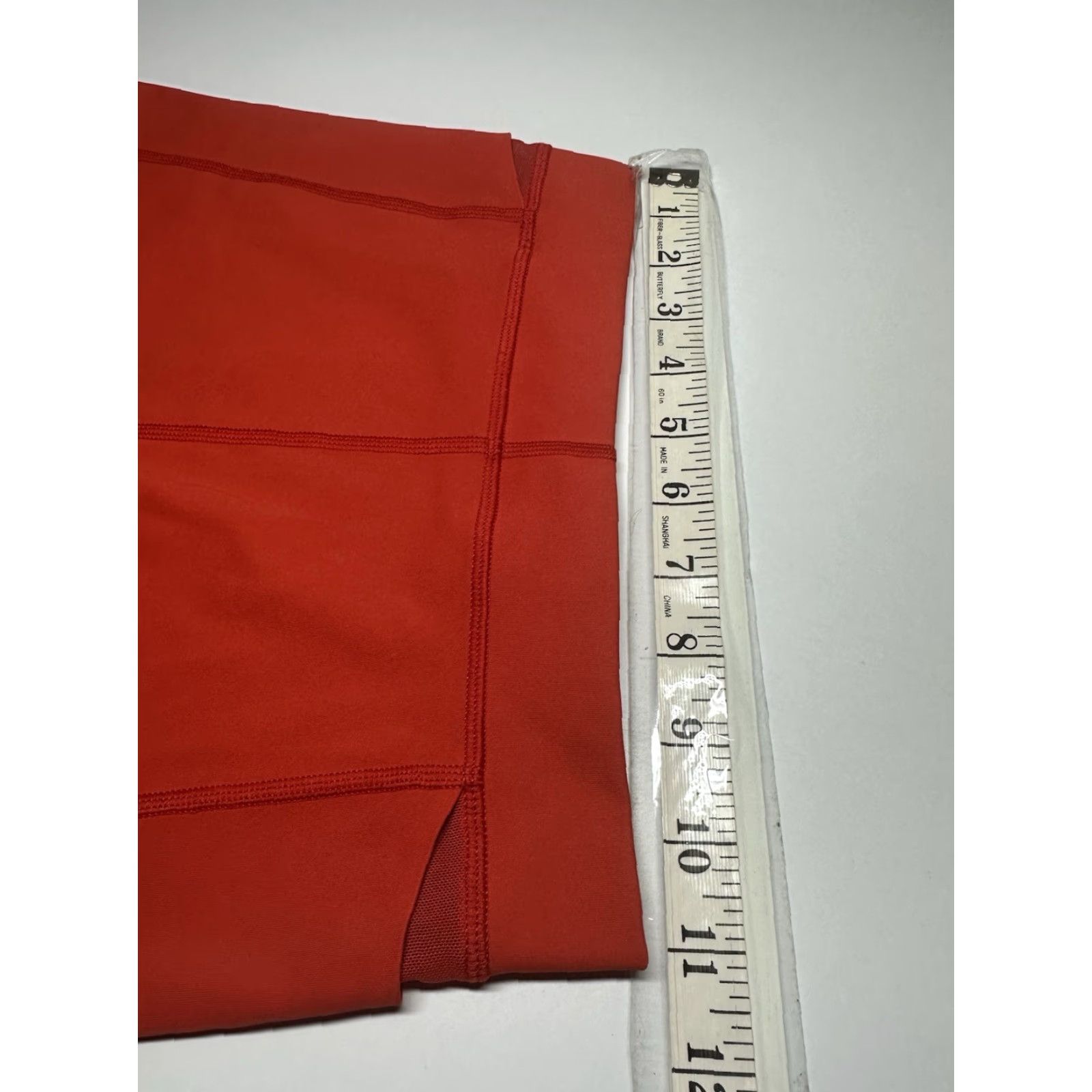 Vintage Offline Aerie Women Shorts M Stretch Compression Side Pockets Red Size 32" / US 10 / IT 46 - 6 Thumbnail