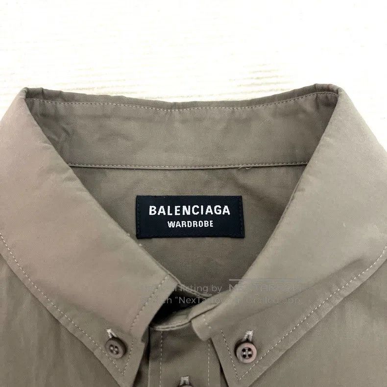 Balenciaga Balenciaga size 39 Double B Embroidered Logo Shirt Size US S / EU 44-46 / 1 - 3 Thumbnail