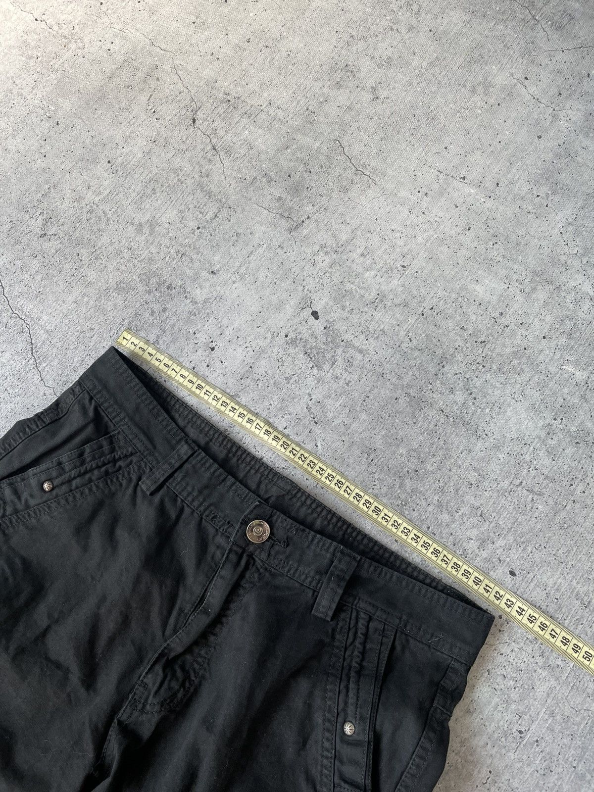 Japanese Brand Japan Y2K Black Avant Garde Multipocket Cargo Pants Size US 32 / EU 48 - 6 Thumbnail