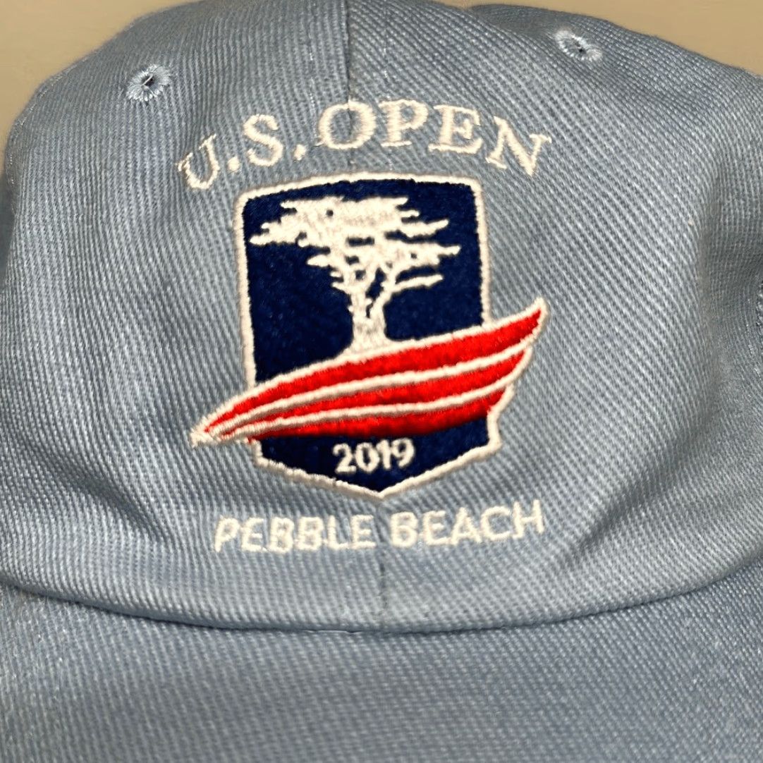 Vintage USGA US Open 2019 Pebble Beach Blue SnapBack Hat Cap Adjustable Trucker Hat Unisex Adults One Size Blue Cap Size ONE SIZE - 2 Thumbnail