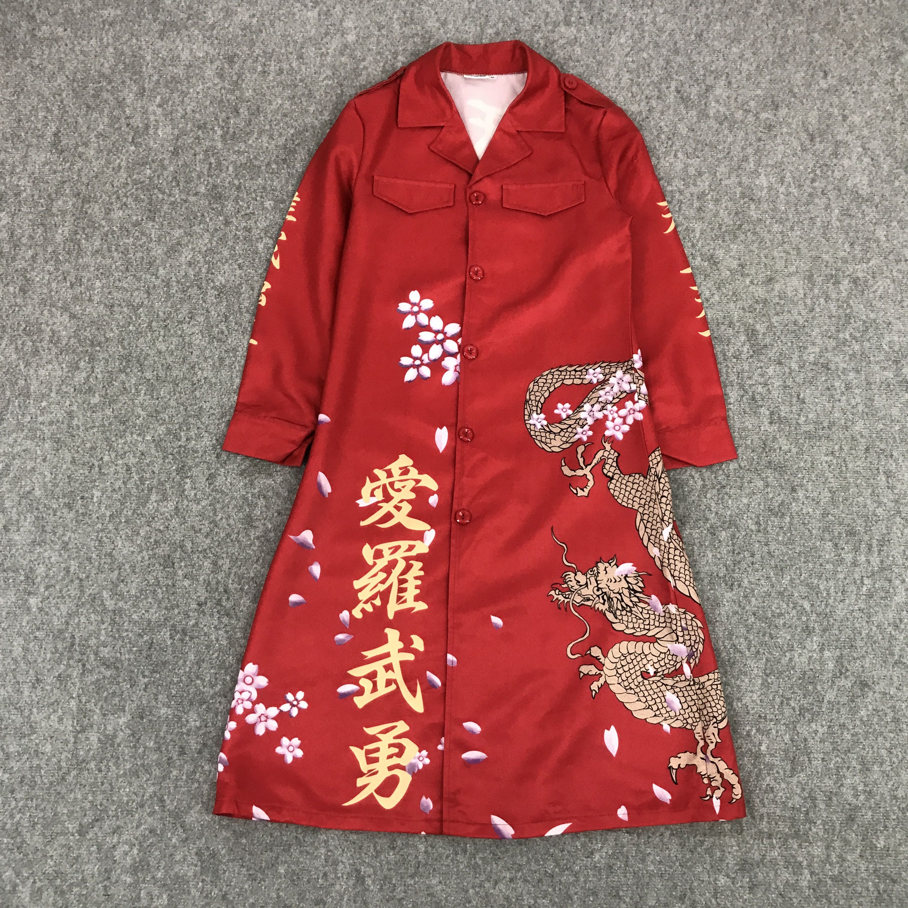 Japanese Brand JAPAN FASHION STYLE DRAGON HOLOUN BUTTON JACKET Size US XS / EU 42 / 0 - 1 Thumbnail