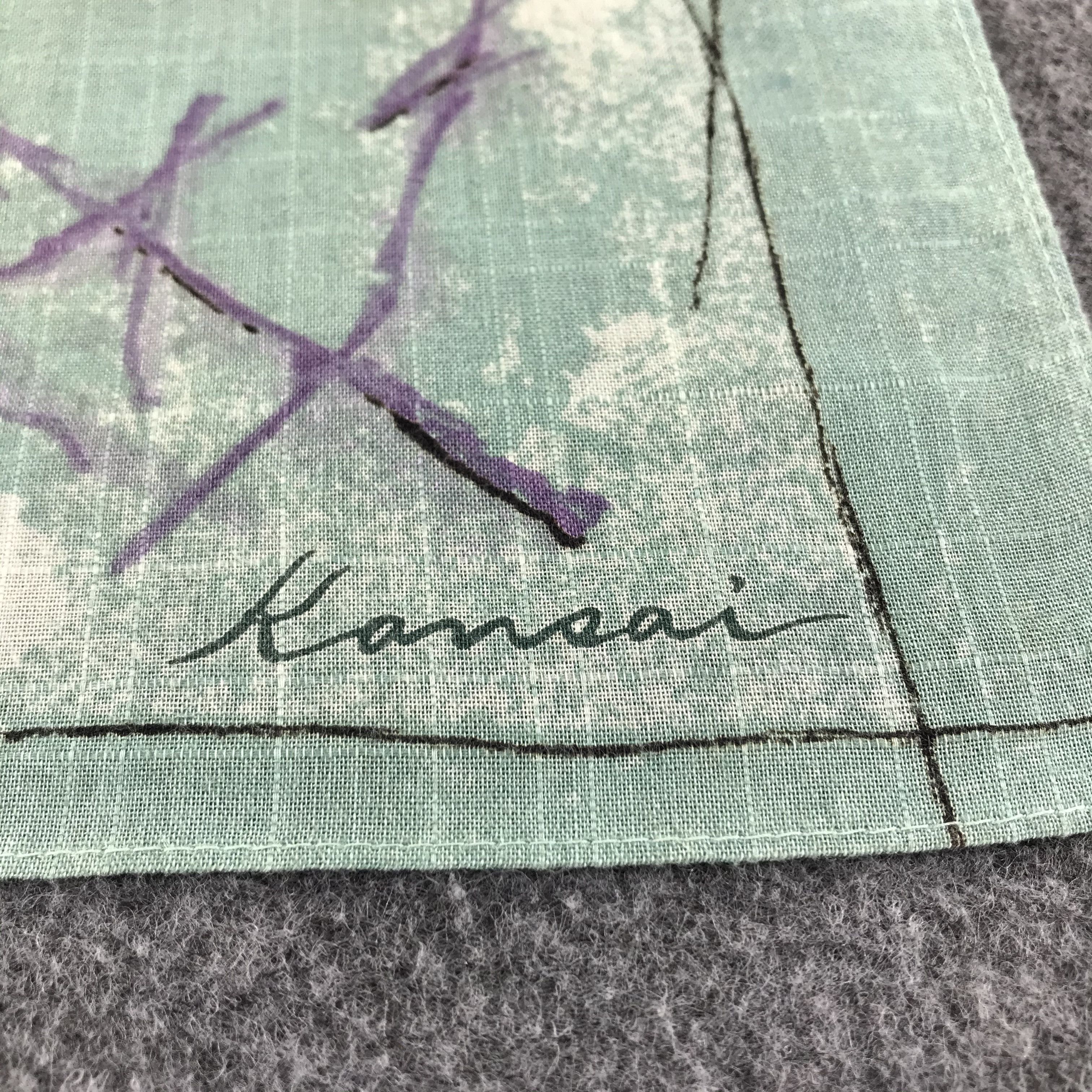 Kansai Yamamoto × Vintage Kansai Handkerchief Neckerchief Bandana H169 Size ONE SIZE - 4 Thumbnail