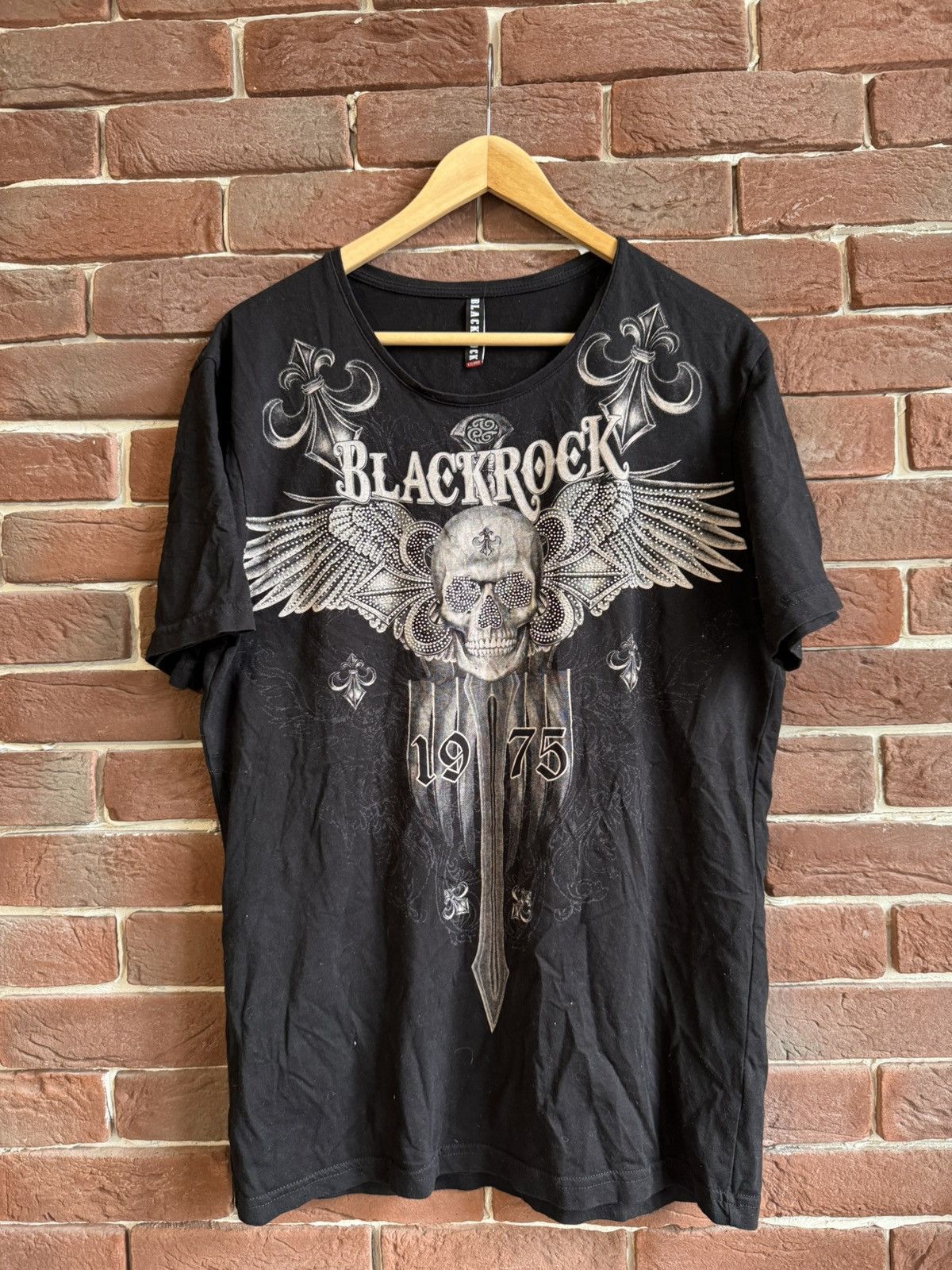 Affliction Vintage Y2K Skull AOP like ed hardy Tshirt hype drip 00s Size US M / EU 48-50 / 2 - 1 Thumbnail