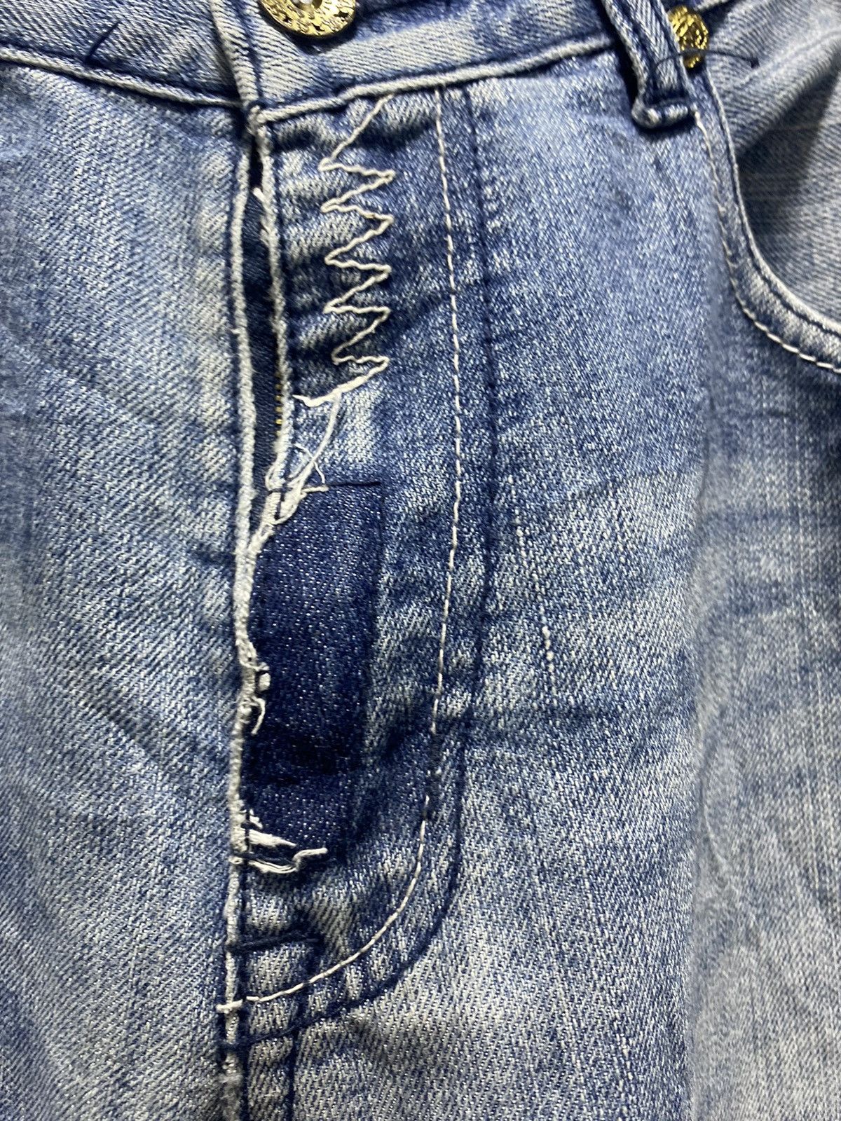 Hysteric Glamour × Japanese Brand × Le Grande Bleu (L.G.B.) ❌FINAL DROP❌ AK Embroidery Jeans Punk Designer Dragon Lgb Size US 34 / EU 50 - 15 Thumbnail