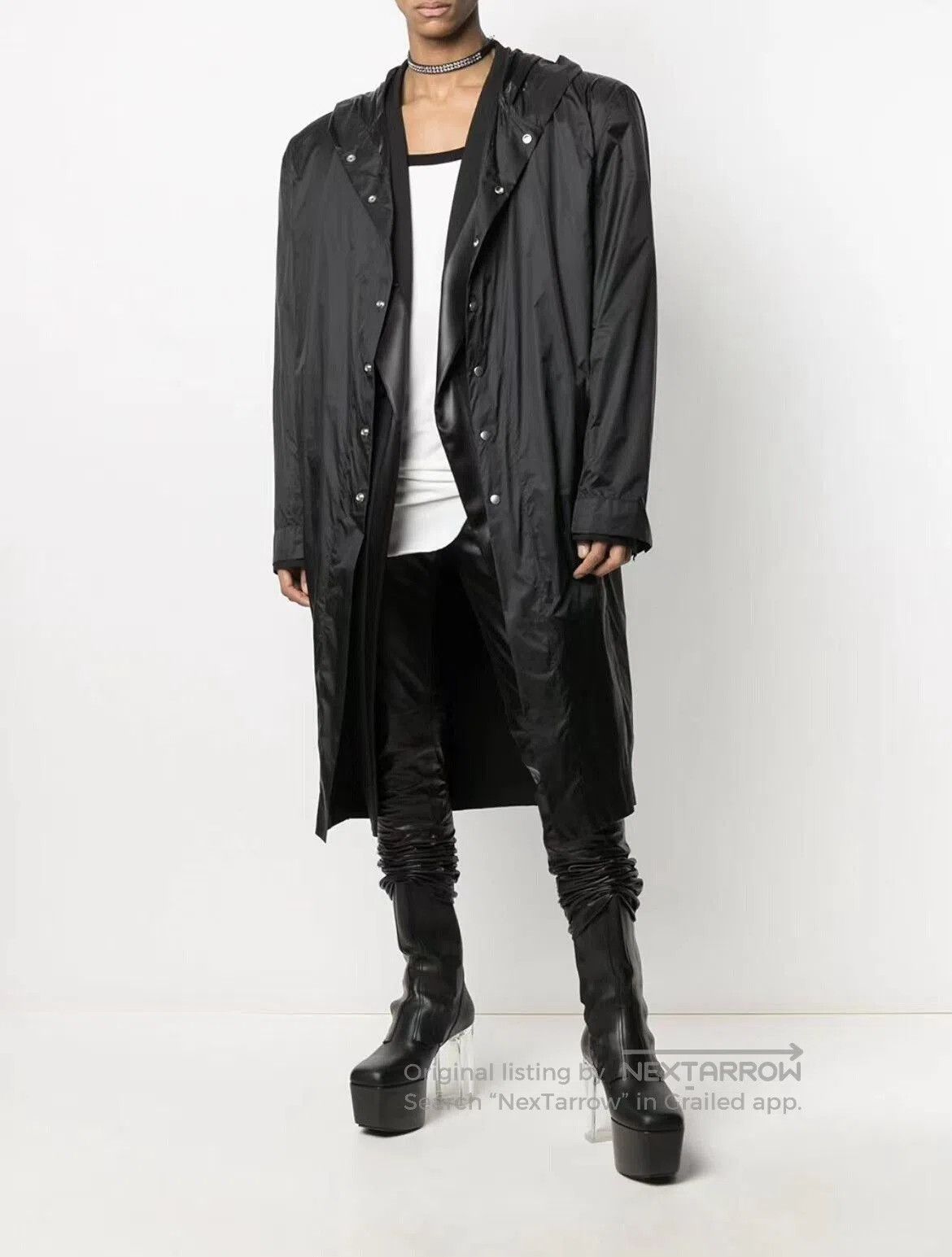 Rick Owens rick owens oversized hooded trench coat. Size US L / EU 52-54 / 3 - 1 Thumbnail