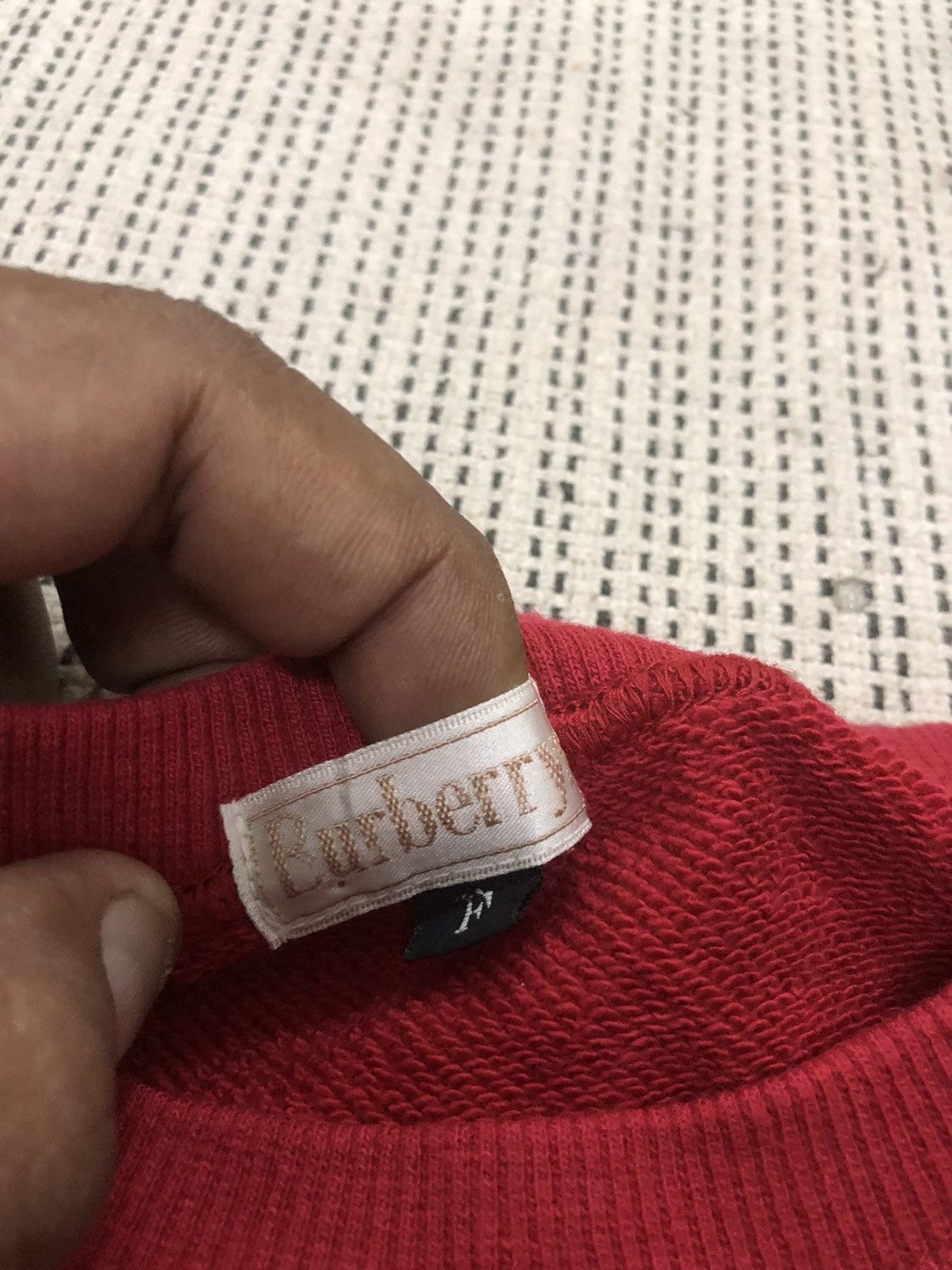 Burberry × Vintage BURBERRY MINI LOGO PULLOVER SWEATER Size L / US 10 / IT 46 - 6 Thumbnail