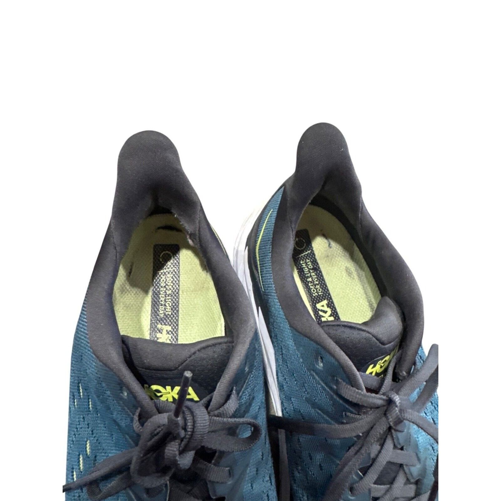 Hoka Hoka Clifton 8 Mens Blue Running Sneakers Shoes 10D SKU 8121 Size US 10 / EU 43 - 6 Thumbnail