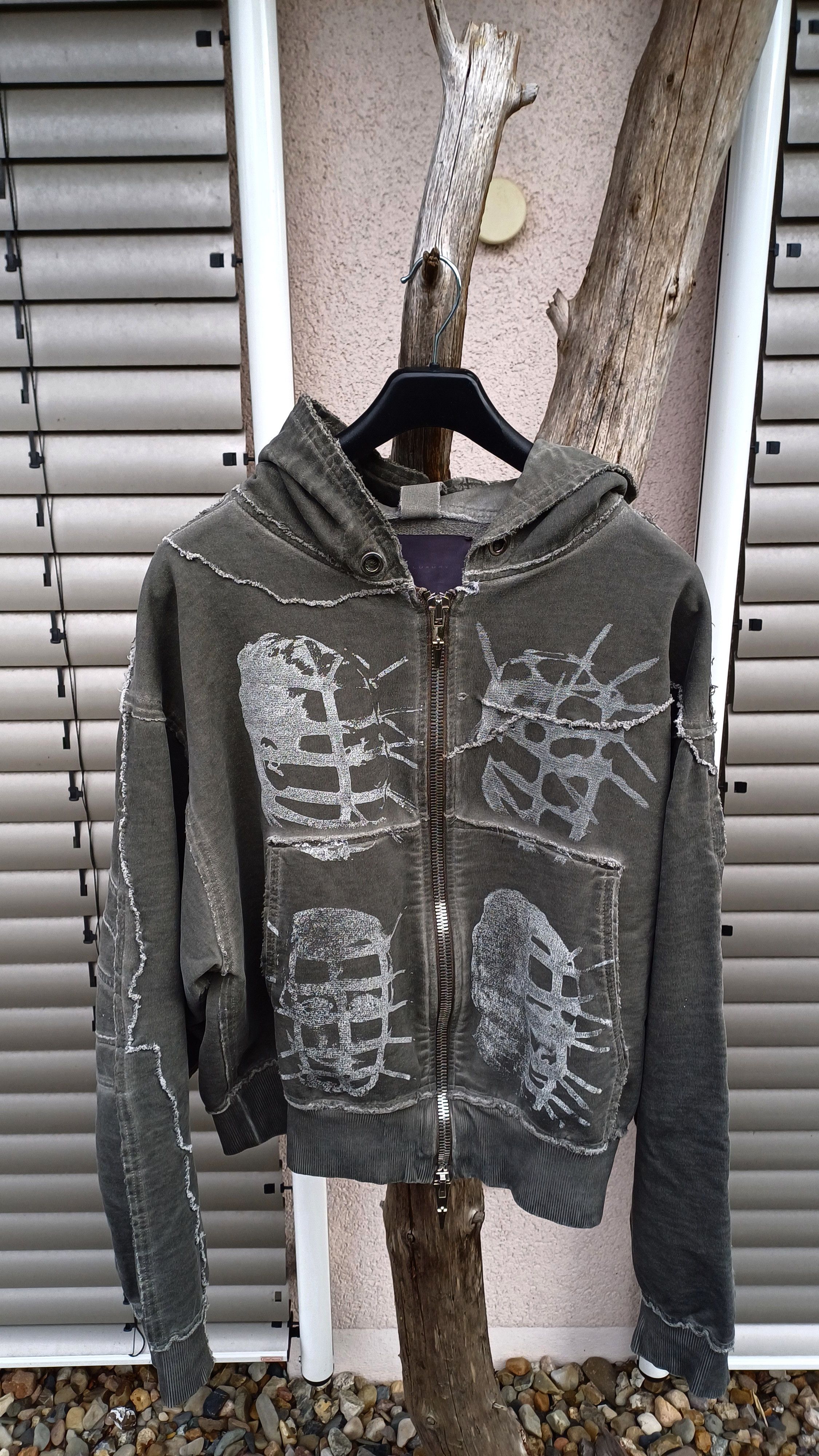 shine luxury coated hoodie パーカー gimmick