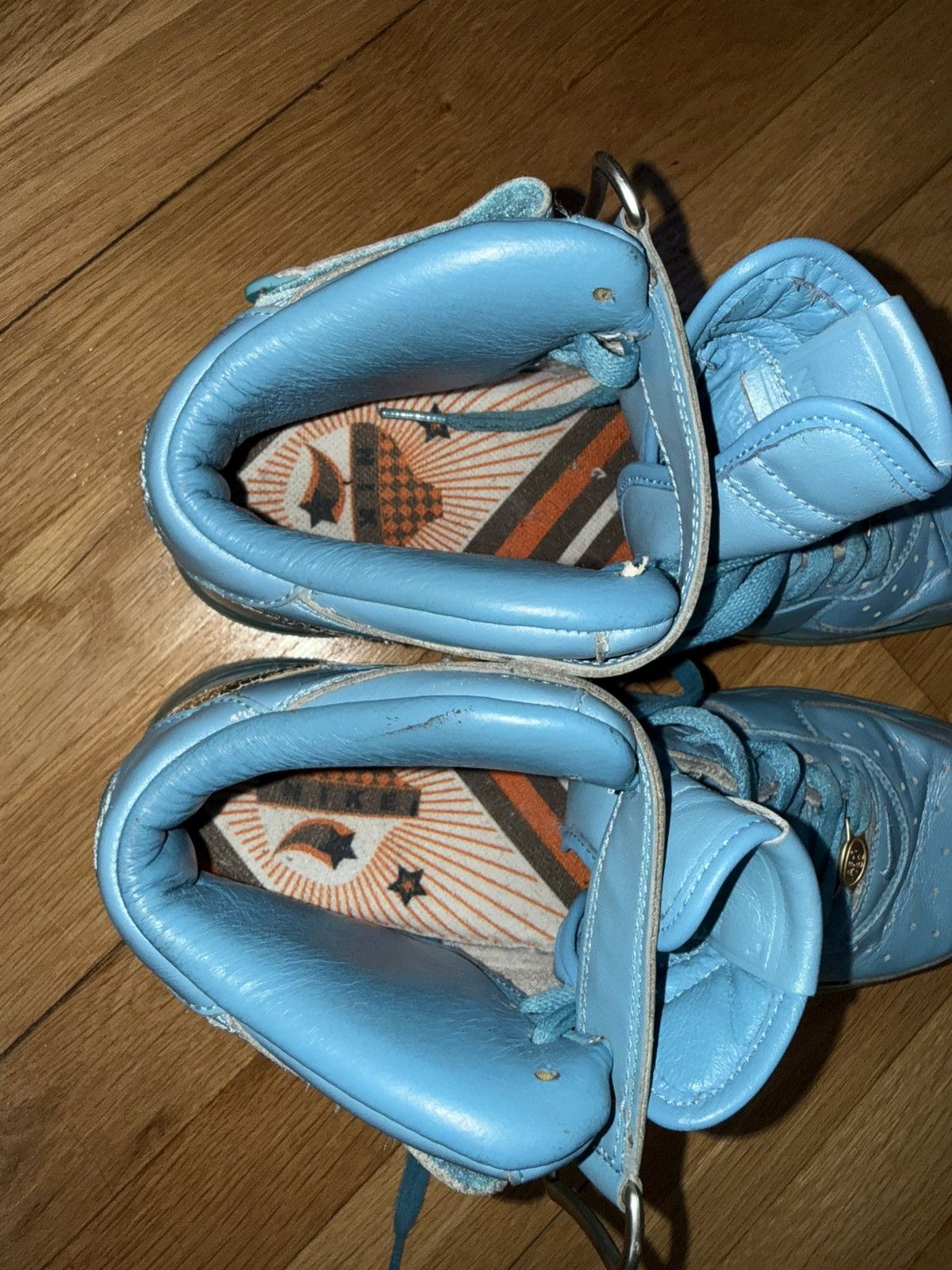 Nike Nike Air Force 1 Mid Top Teal/Gold Size US 10 / EU 43 - 5 Thumbnail