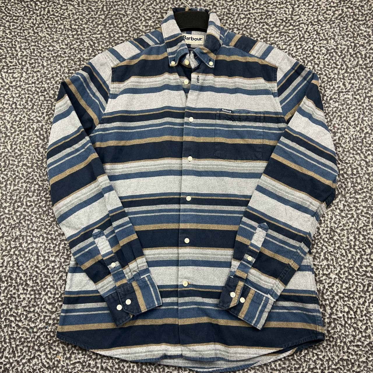 Barbour Barbour Button Down Shirt Men Small Striped Flannel S Size US S / EU 44-46 / 1 - 1 Thumbnail