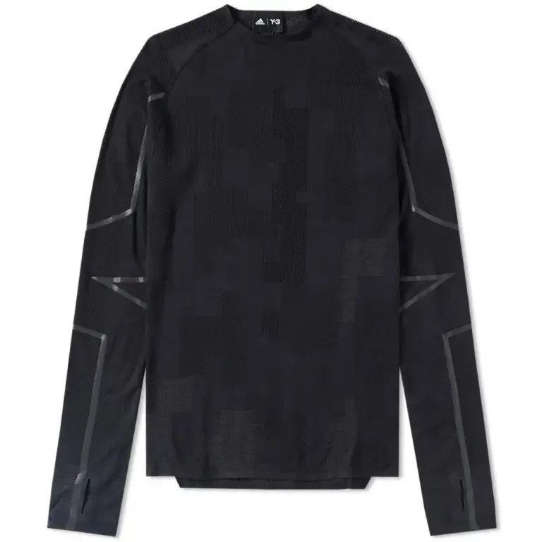 Adidas Y-3 Sport Merino Reflective Tech Tee Size US M / EU 48-50 / 2 - 3 Thumbnail