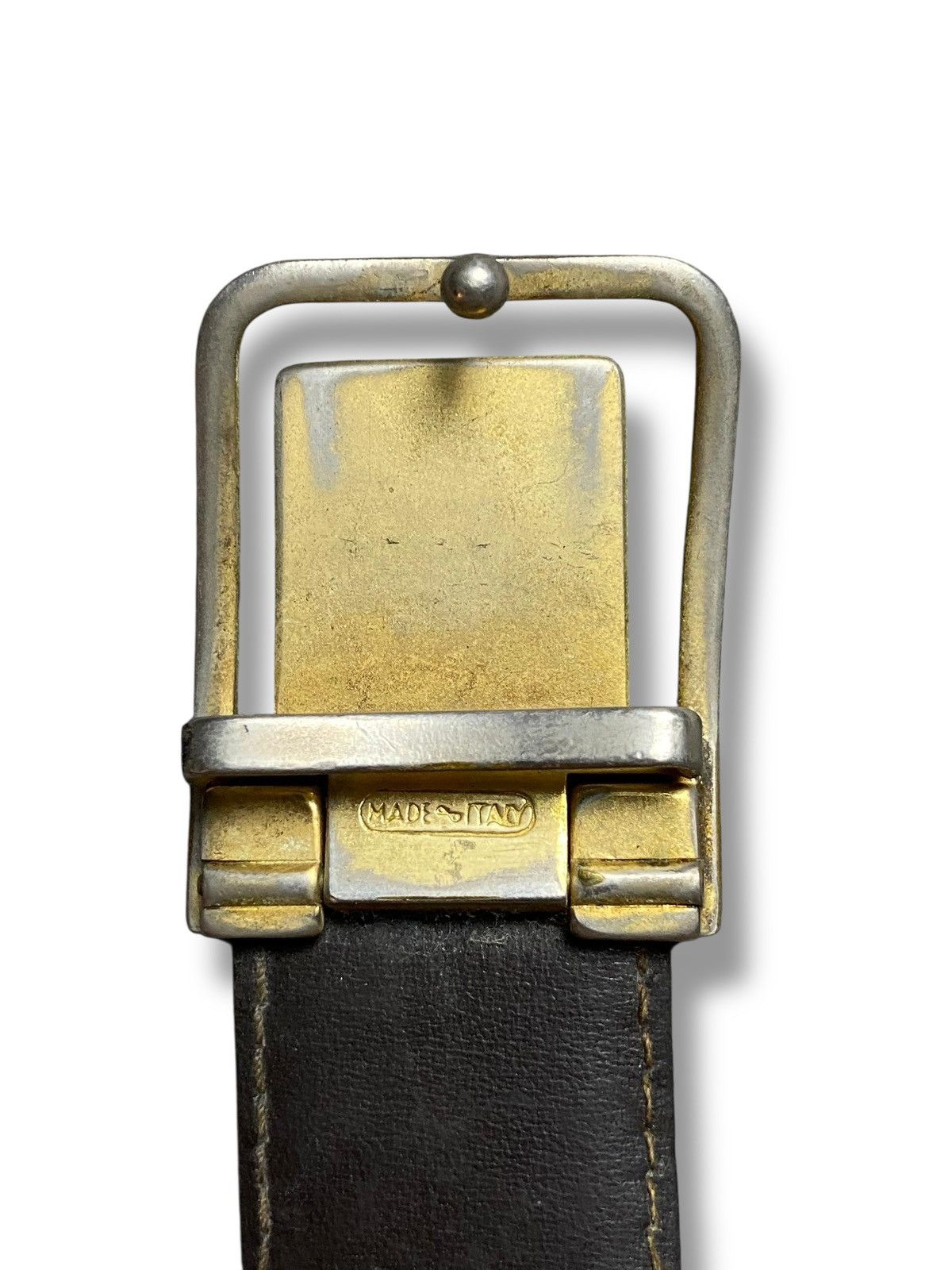 Celine Vintage Celine Paris Leather Belt (142) Size 42 - 6 Thumbnail
