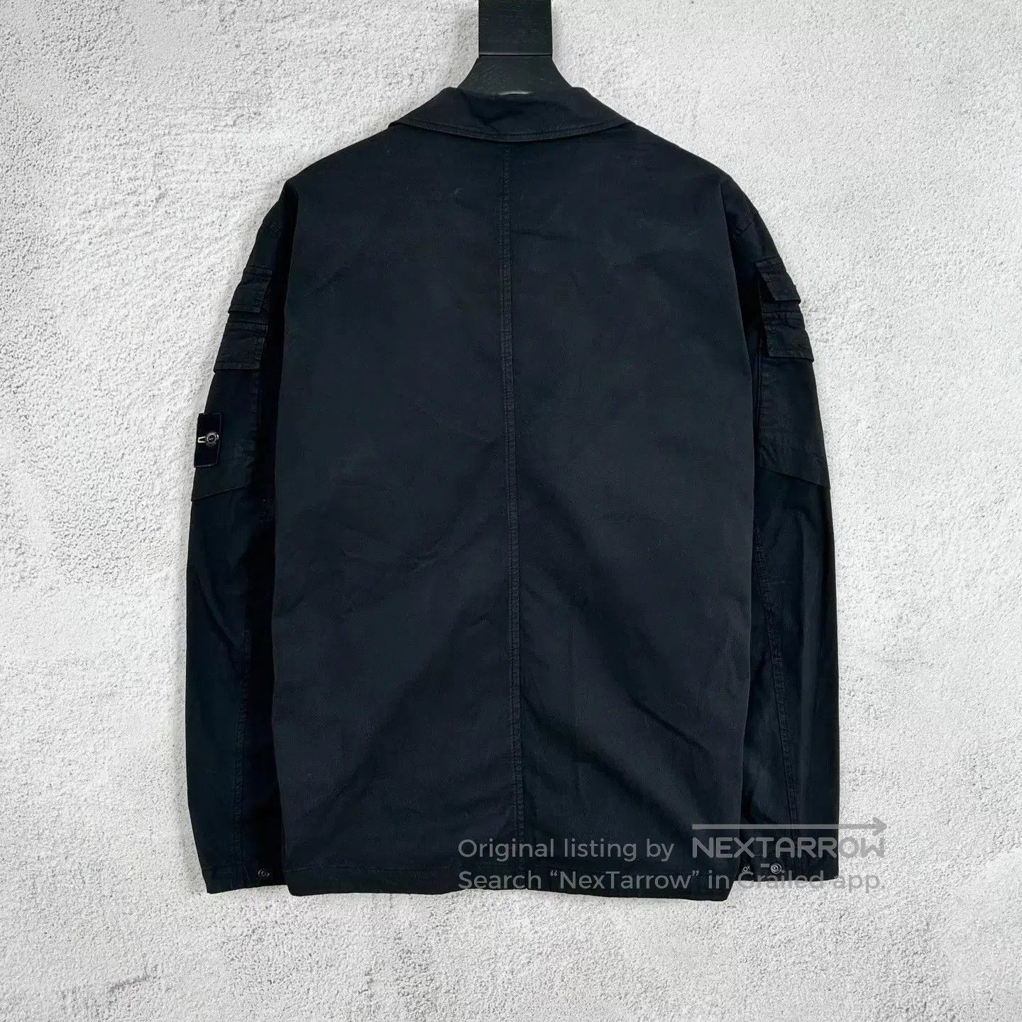Stone Island Black Zip-Front Utility Jacket Size L. Size US L / EU 52-54 / 3 - 2 Thumbnail