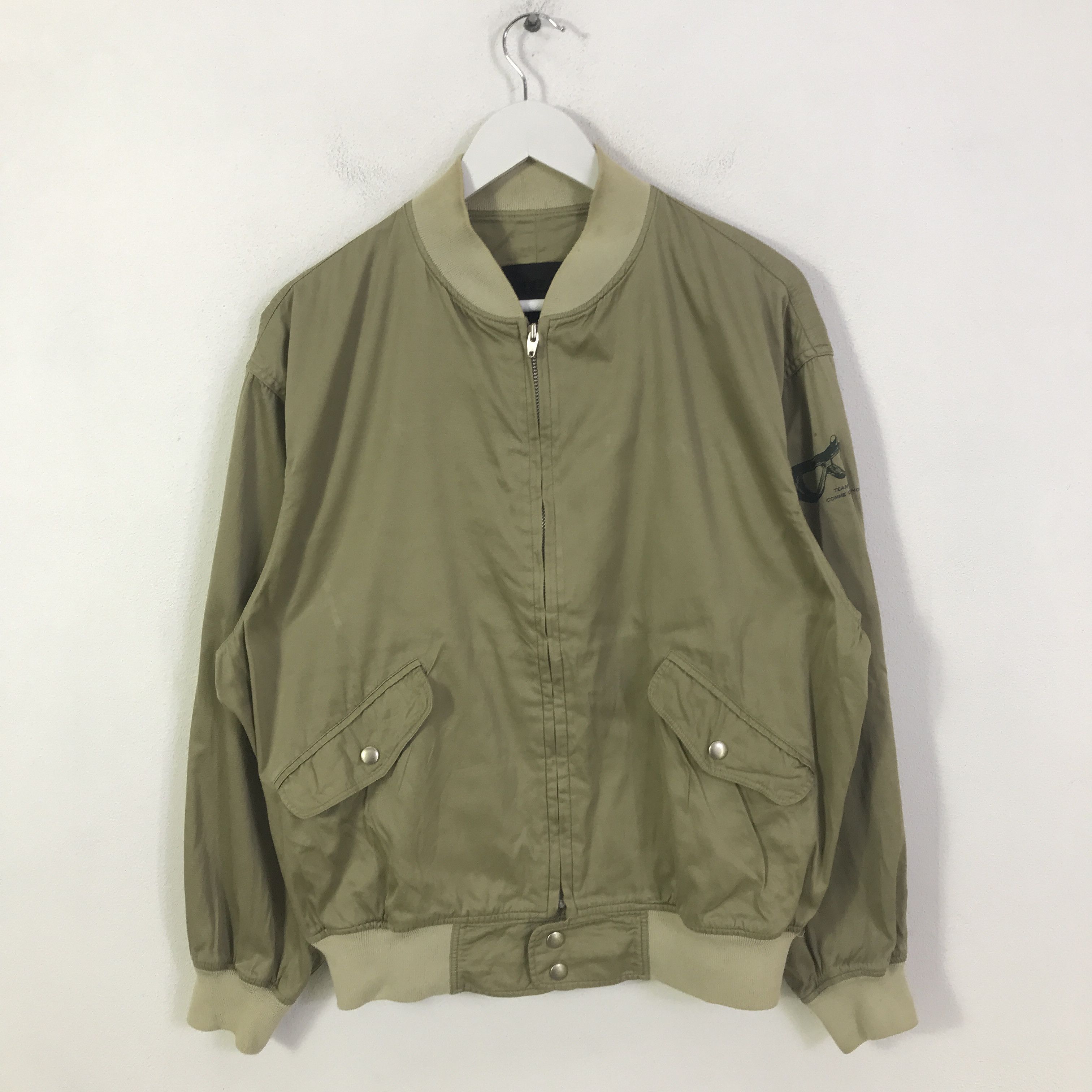 Japanese Brand comme ca du mode Japanese Bomber jacket K121B3 Size US L / EU 52-54 / 3 - 3 Thumbnail