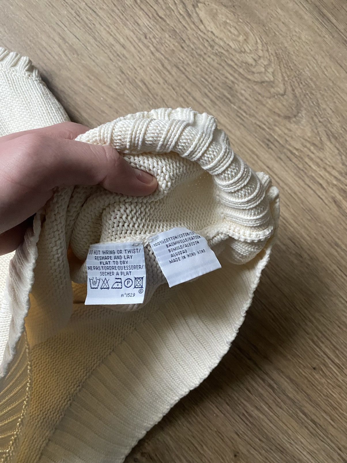 Polo Ralph Lauren × Vintage Vintage Polo Ralph Lauren knitted cream vest Size US XL / EU 56 / 4 - 6 Thumbnail