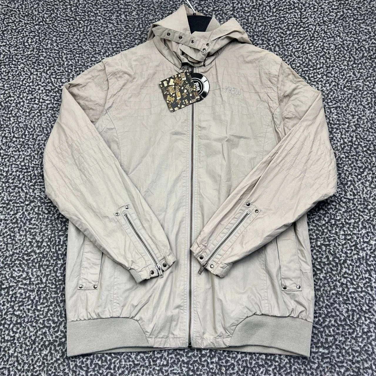 KREW Kr3w Windbreaker Jacket Men Full Zip Long Sleeve Pocket L Size US L / EU 52-54 / 3 - 2 Thumbnail