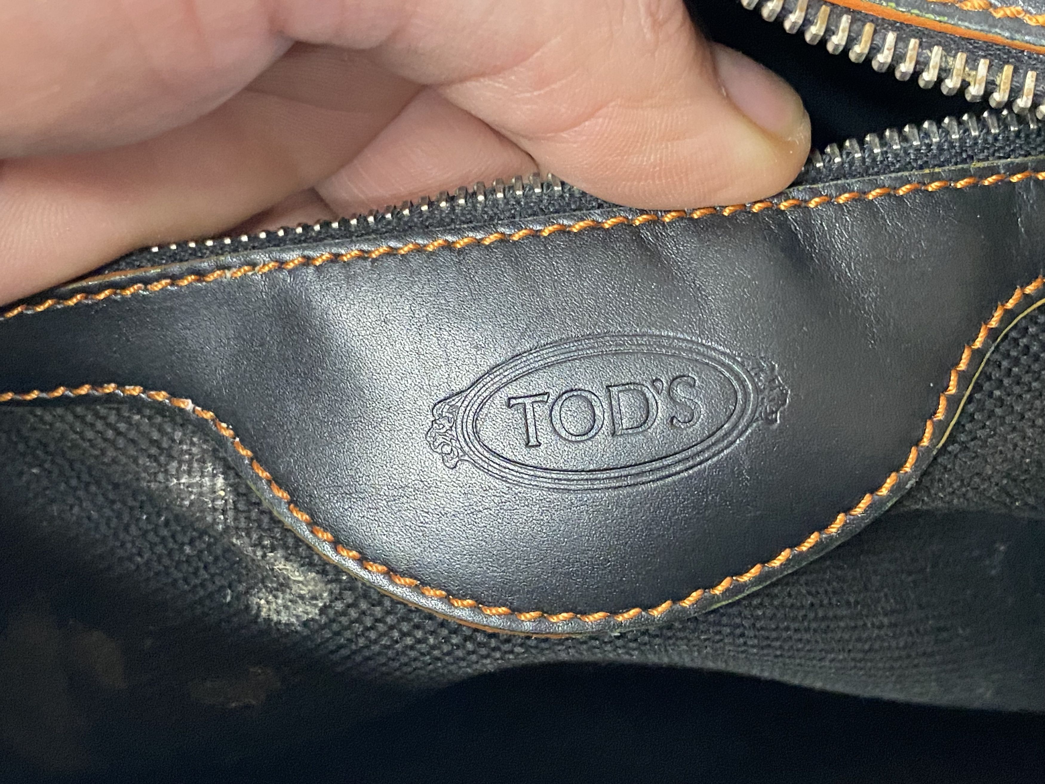 Leather × Tod's × Vintage TOD'S BAG LEATHER TOTE SHOULDER HAND BAG AUTHENTIC VINTAGE Size ONE SIZE - 5 Thumbnail