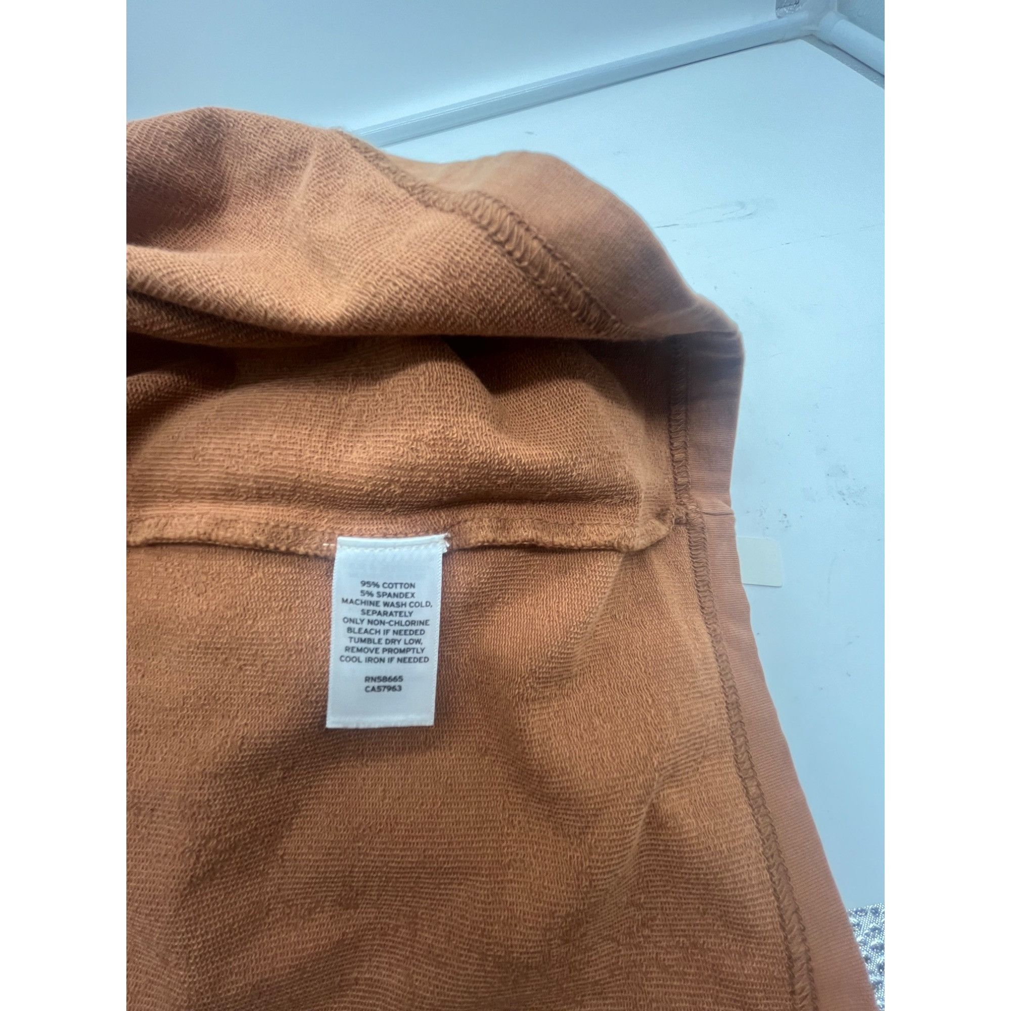 Other CASLON Scoop Neck Paneled Tank Dress In Washed Rust Argan Oi Size M / US 6-8 / IT 42-44 - 8 Thumbnail