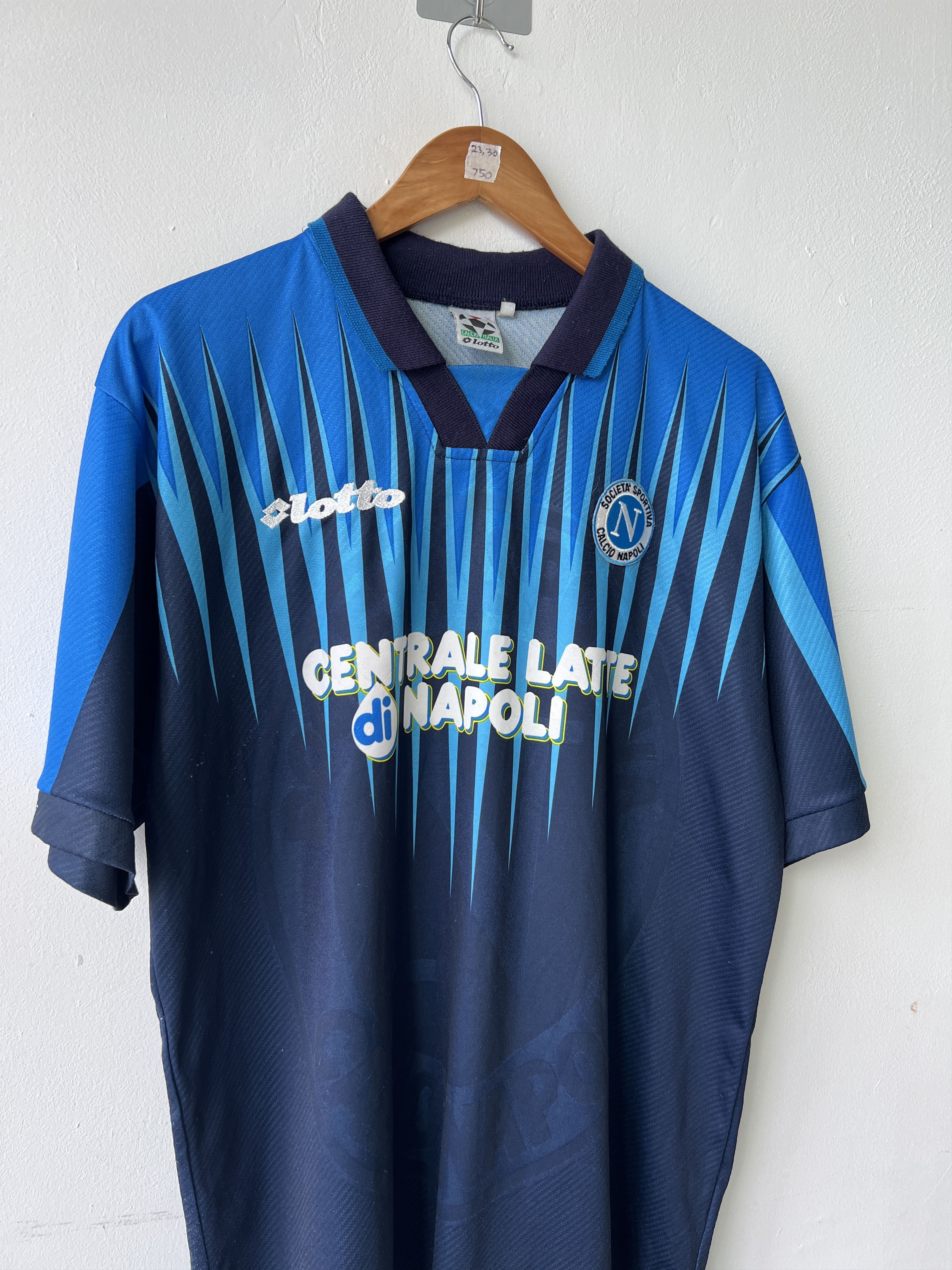 Lotto Sport (XL) Napoli 1996-97 Third Kit Size US XL / EU 56 / 4 - 10 Thumbnail