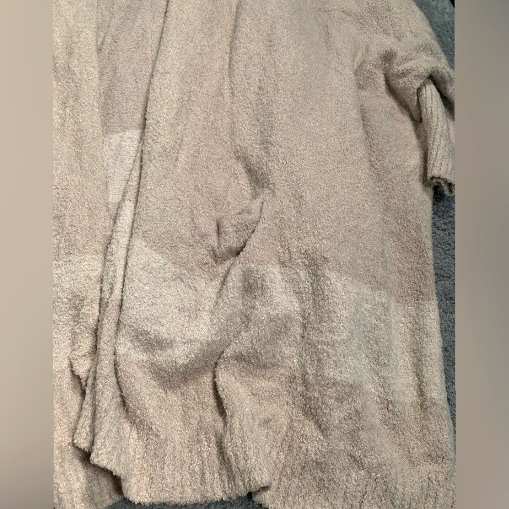 Vintage Barefoot Dreams Cardigan Women One Size Beige Cozychic Lite Size ONE SIZE - 3 Thumbnail