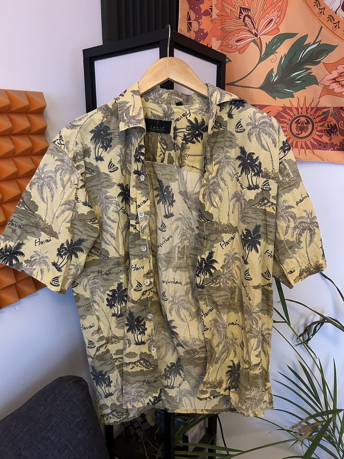 Vintage Yellow vintage Hawaiian shirt Size US M / EU 48-50 / 2 - 1 Thumbnail