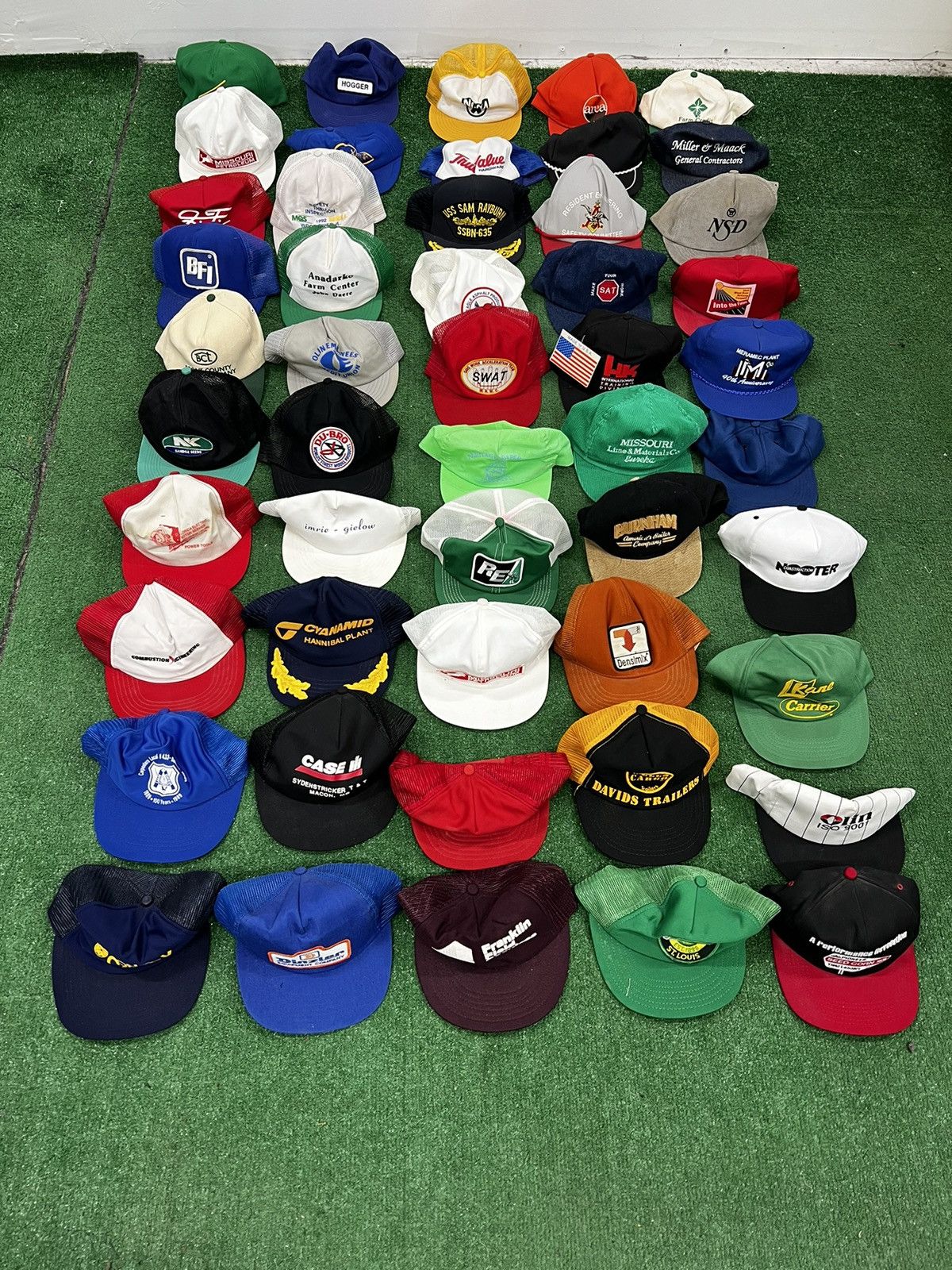 Vintage 50 Vintage USA MADE Trucker / Snapback Hats Size ONE SIZE - 1 Thumbnail