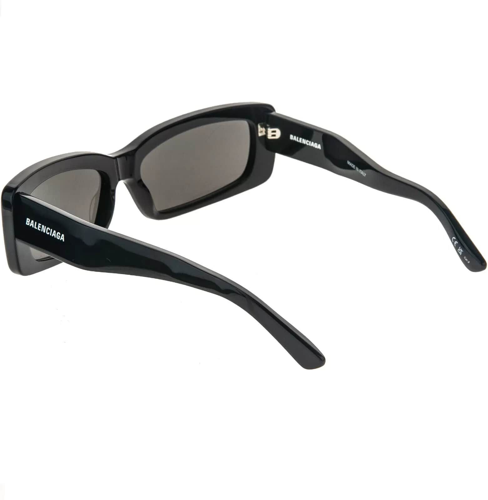 Balenciaga BALENCIAGA HAMPTONS SQUARE 0286 Black Fashion BB0286S 001 Size ONE SIZE - 7 Thumbnail