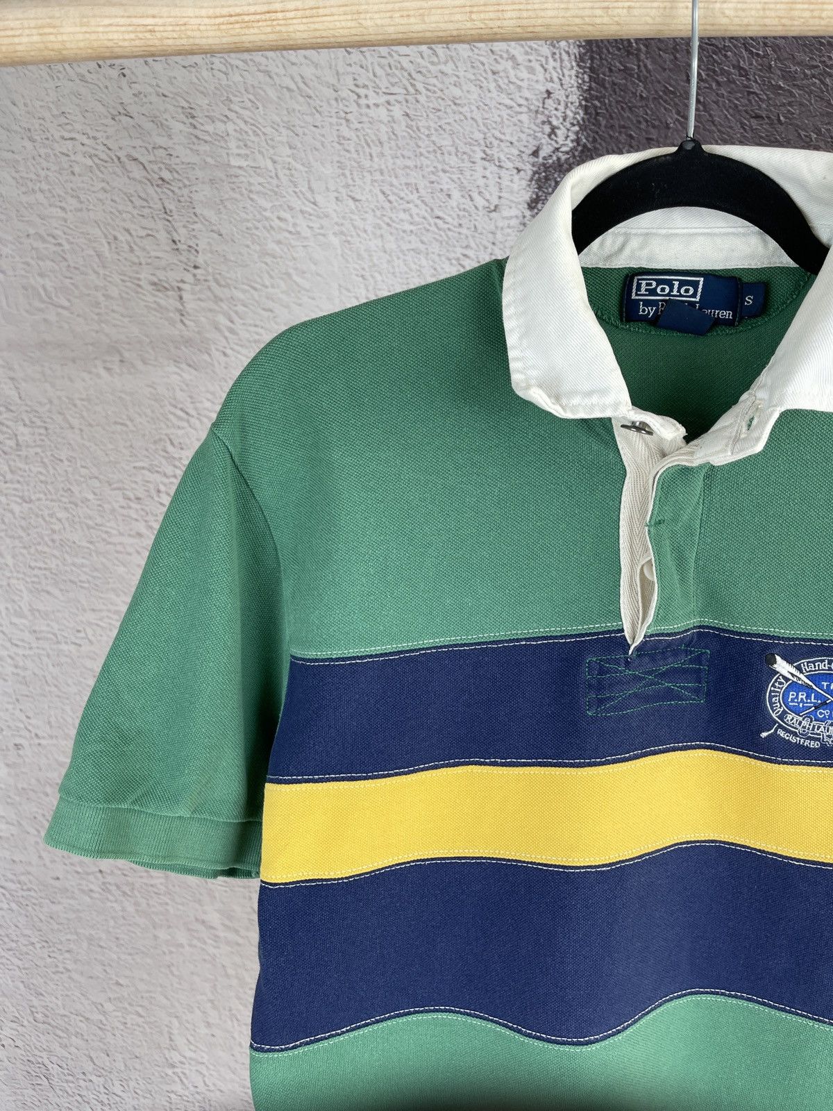 Polo Ralph Lauren Polo Ralph Lauren vintage 90s striped rugby polo shirt Size US S / EU 44-46 / 1 - 3 Thumbnail