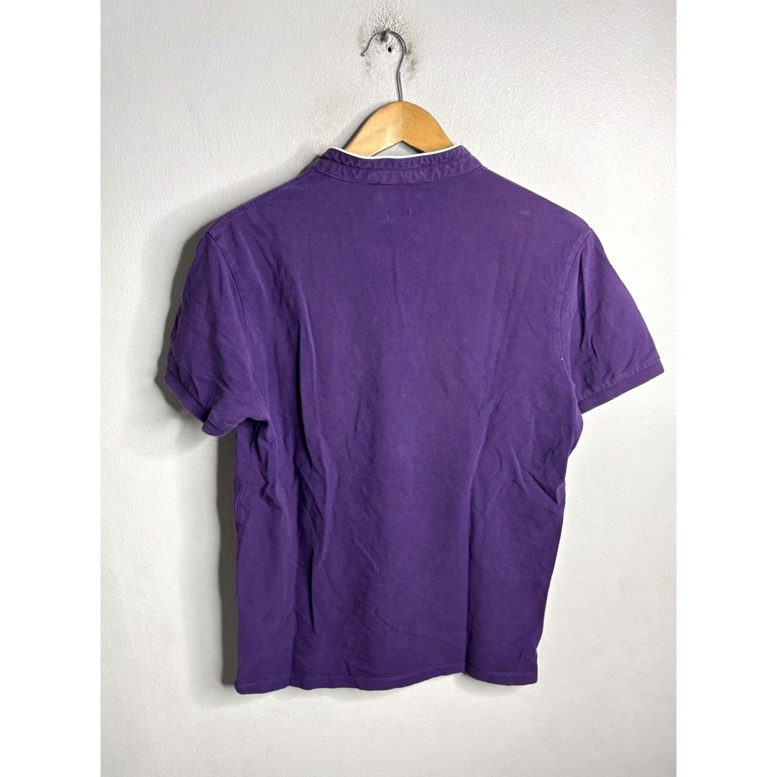 The Kooples The Kooples Sport Polo Shirt Mens Purple Fitted Short Sleeve Crest Logo Size US XXL / EU 58 / 5 - 4 Thumbnail
