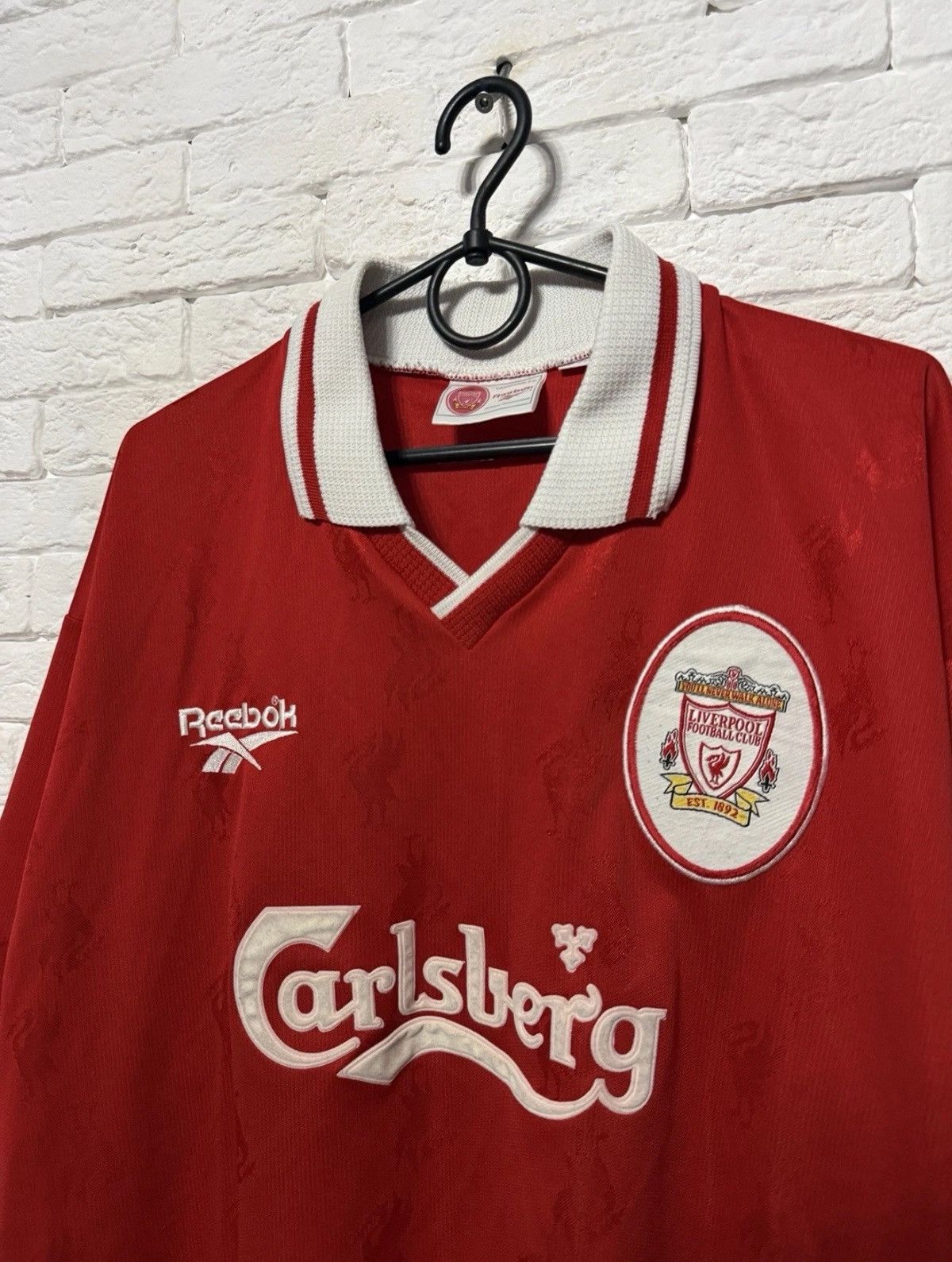 Reebok Vintage Reebok Liverpool 96/97/98 Jersey Home Shirt Size US L / EU 52-54 / 3 - 2 Thumbnail