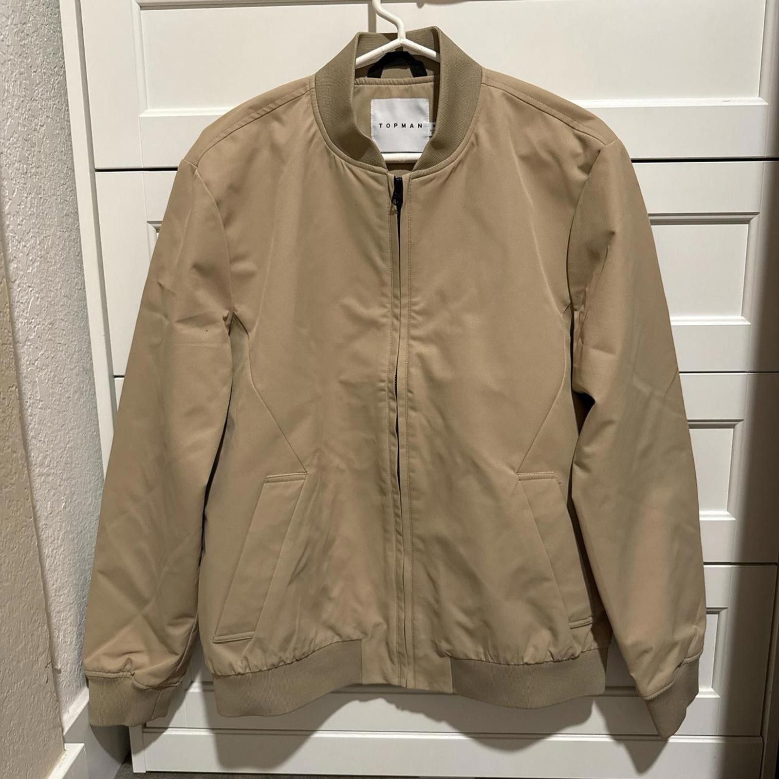 Topman Topman Men's Tan and Cream Jacket Size US M / EU 48-50 / 2 - 1 Thumbnail