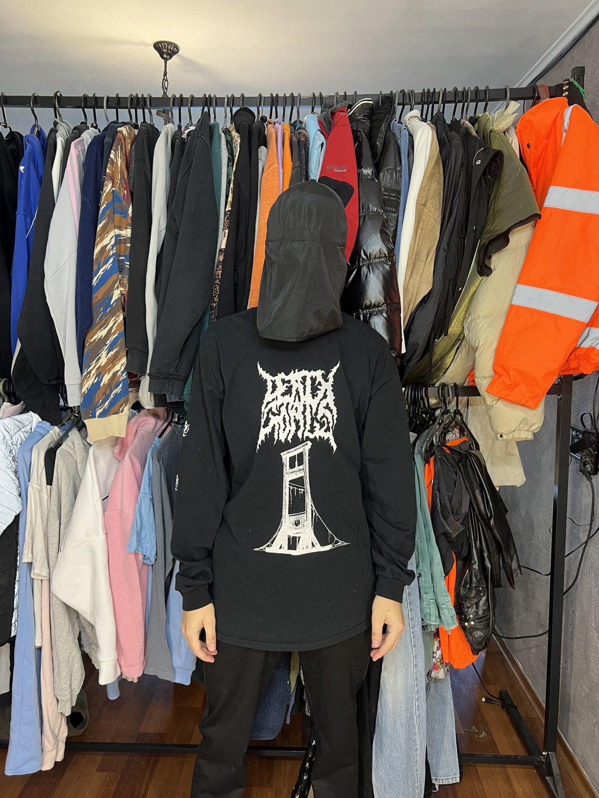 Stussy 🕷️STUSSY Long sleeve Gothic big logo 🕷️ Size US XL / EU 56 / 4 - 4 Thumbnail