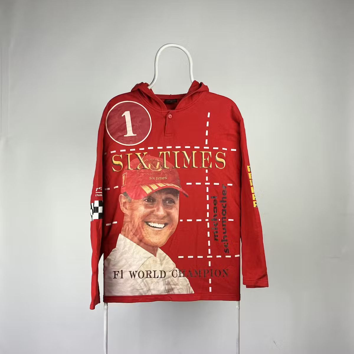 Ferrari Michael Schumacher hoodie formula 1 racing size XLARGE Size US XL / EU 56 / 4 - 1 Thumbnail