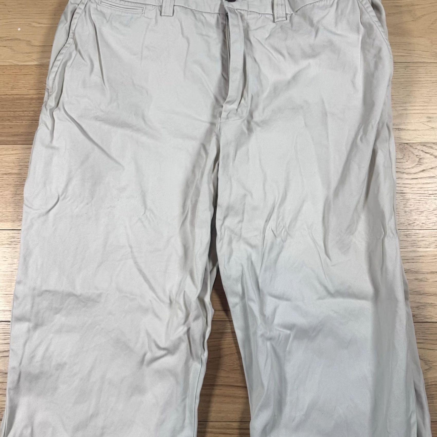 Polo Ralph Lauren VINTAGE Polo Ralph Lauren Pants Dress Mens 34x29 Ivory Linen Straight Chino 34 Mens Size US S / EU 44-46 / 1 - 3 Thumbnail